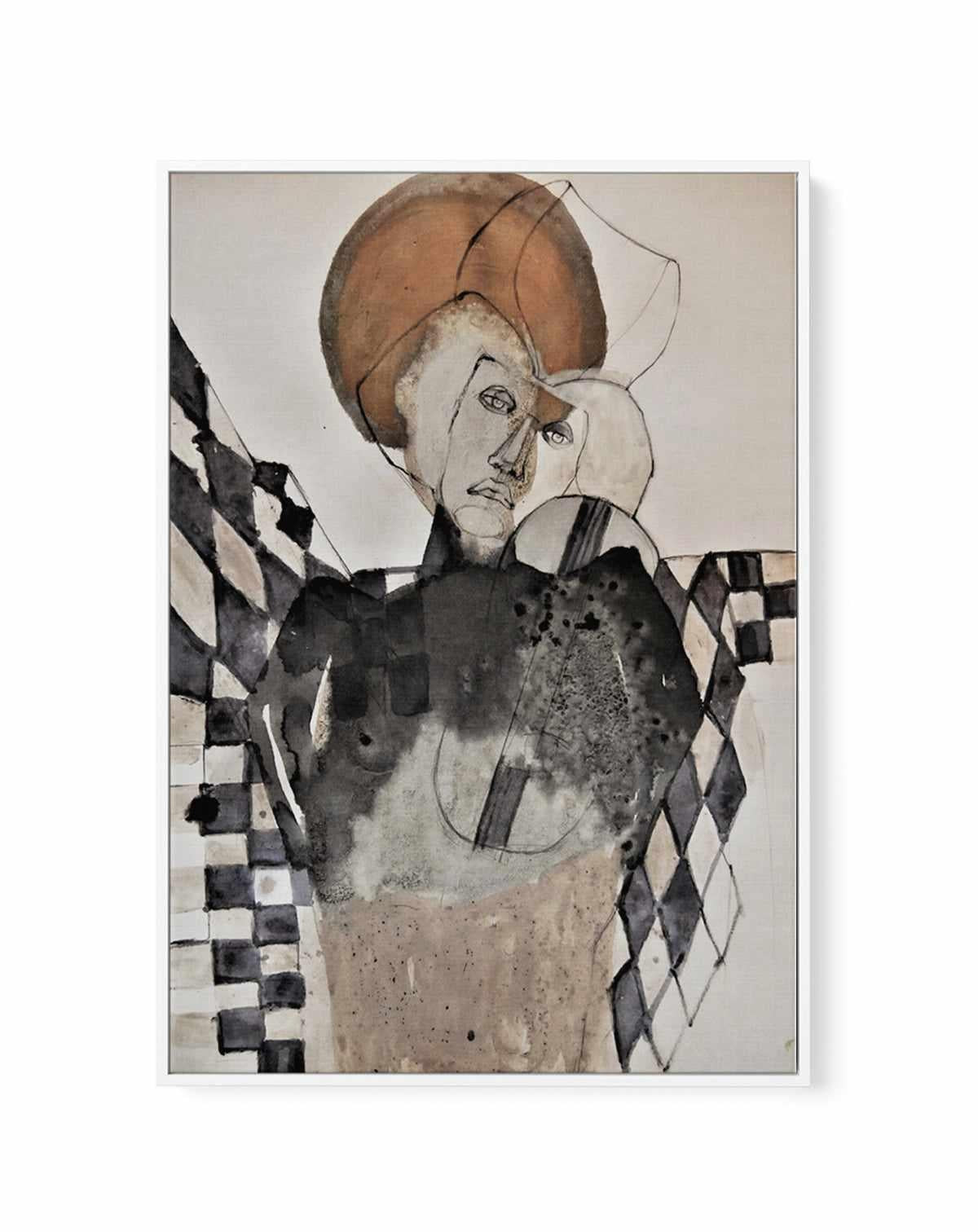 Golden Moon by Doris Schmitz | Framed Canvas Art Print from Olive et Oriel where you can shop wallpaper and artworks online