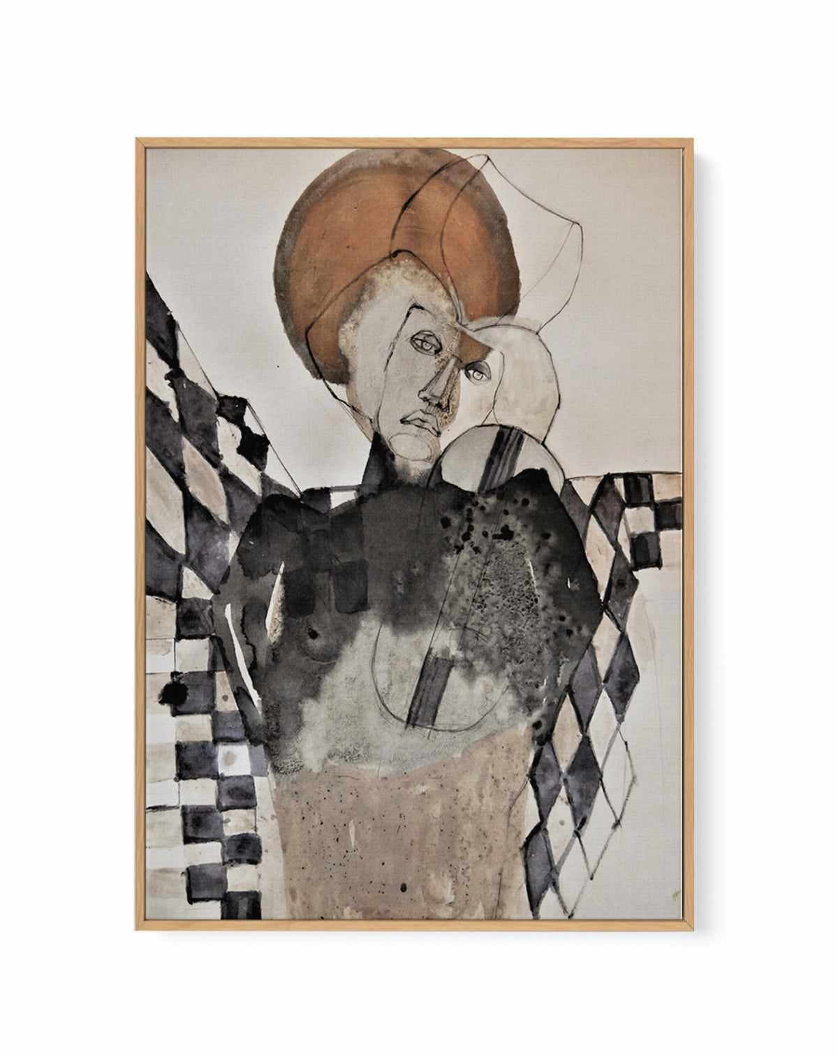 Golden Moon by Doris Schmitz | Framed Canvas Art Print from Olive et Oriel where you can shop wallpaper and artworks online