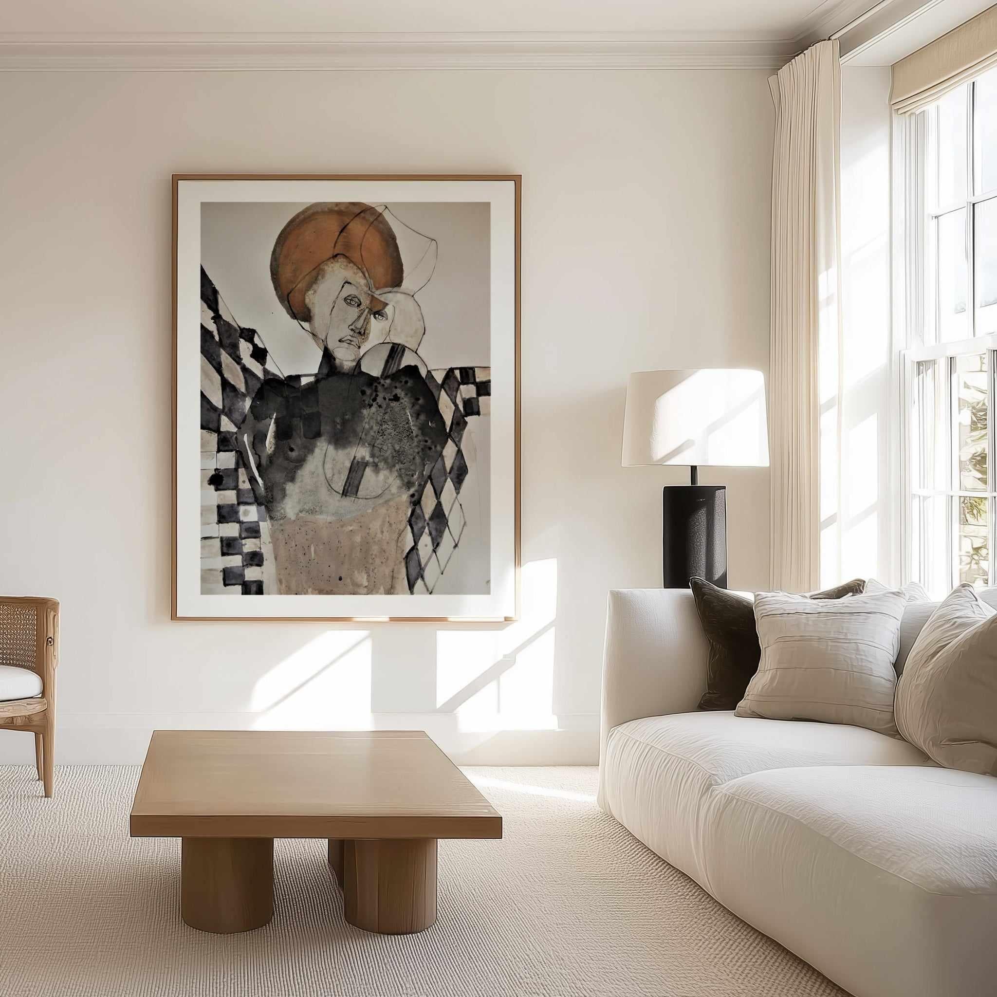 Golden Moon by Doris Schmitz | Art Print from Olive et Oriel where you can shop wallpaper and artworks online