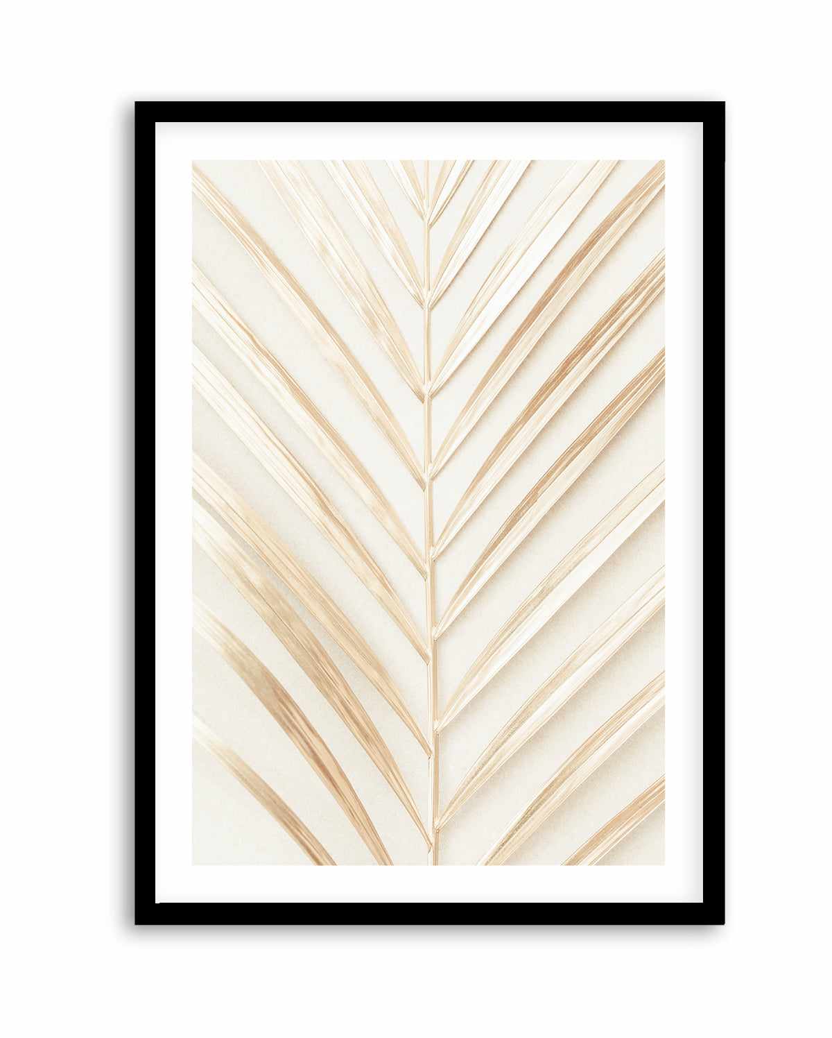 Golden Palm Leaf By Studio III | Art Print