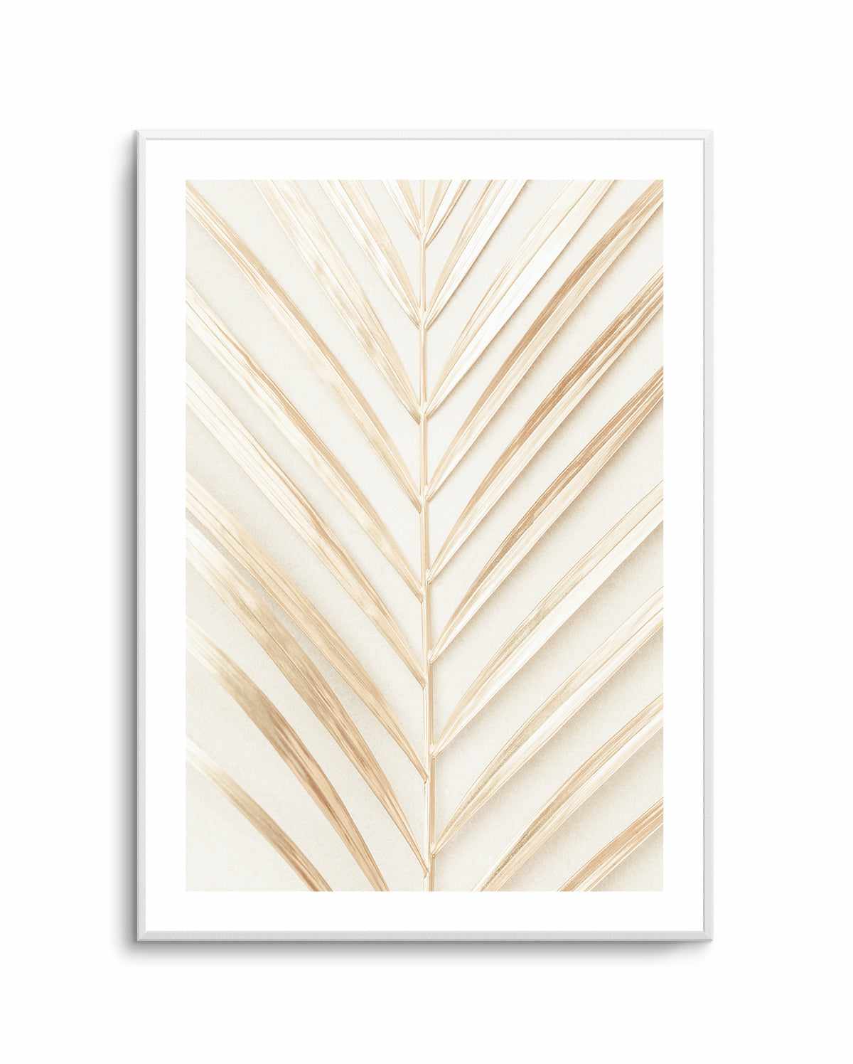 Golden Palm Leaf By Studio III | Art Print