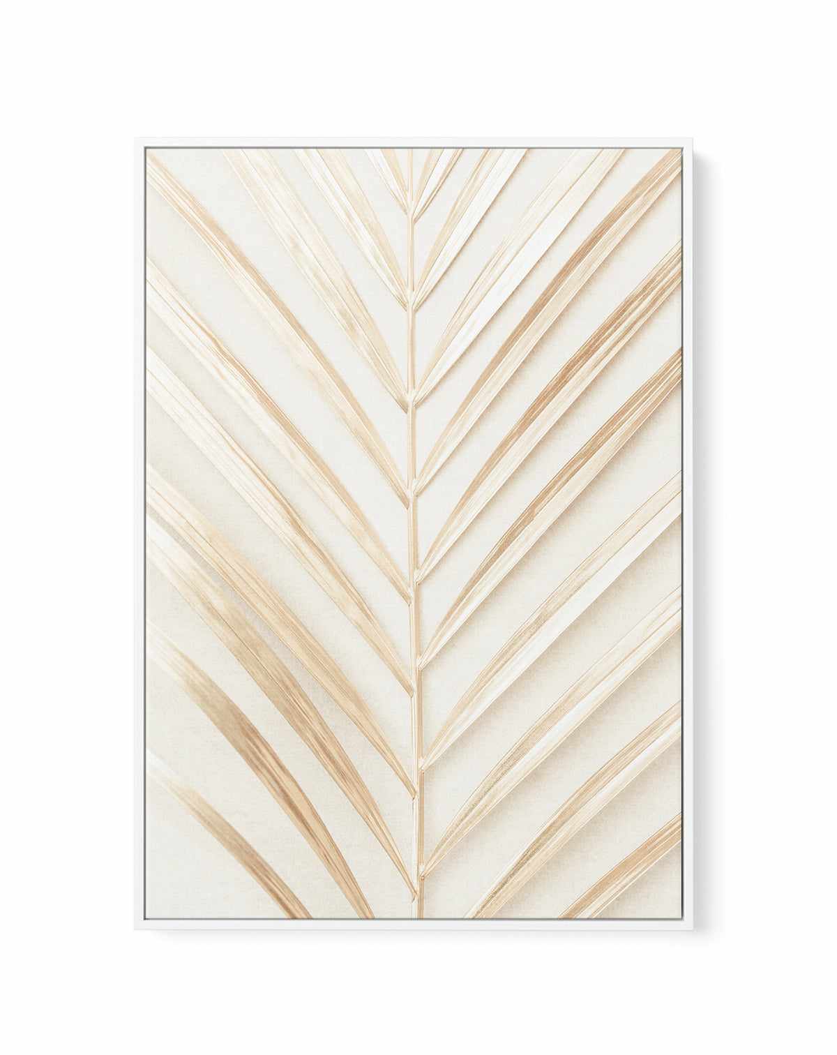 Golden Palm Leaf By Studio III | Framed Canvas Art Print