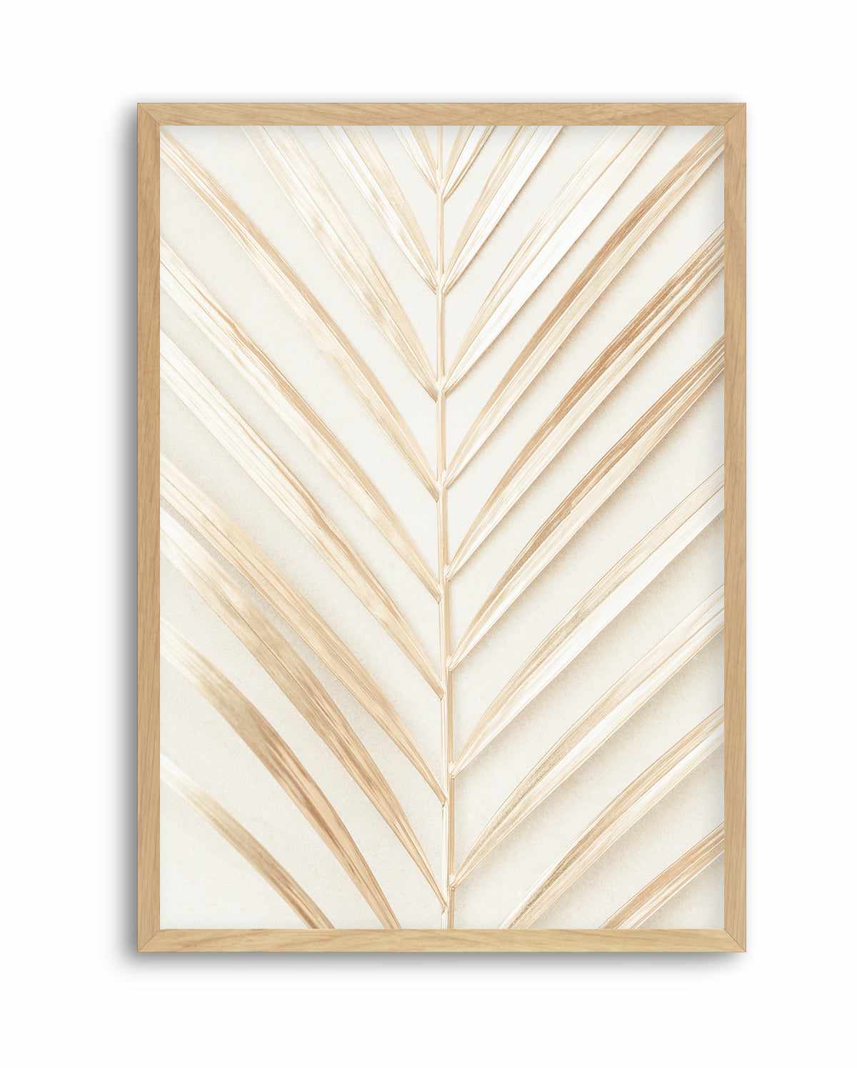 Golden Palm Leaf By Studio III | Art Print