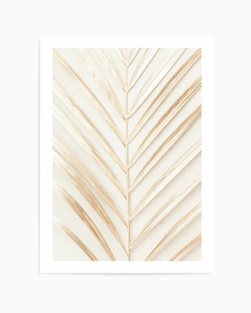 Golden Palm Leaf By Studio III | Art Print from Olive et Oriel where you can shop wallpaper and artworks online