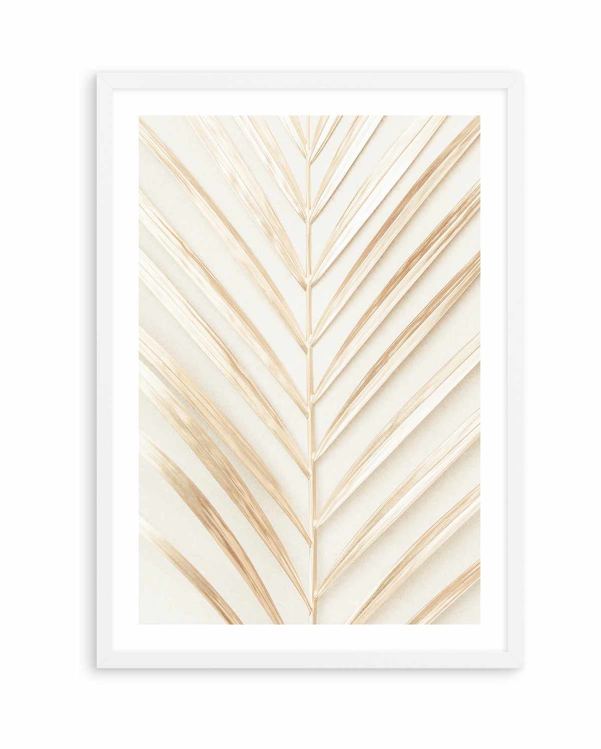 Golden Palm Leaf By Studio III | Art Print