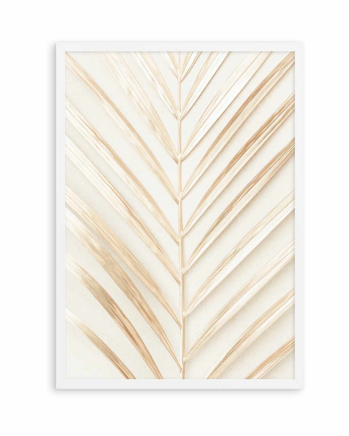 Golden Palm Leaf By Studio III | Art Print