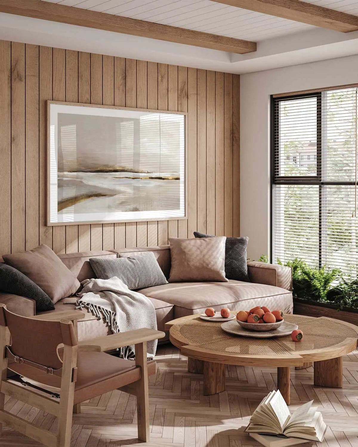 Golden Prarie Art Print from Olive et Oriel where you can shop wallpaper and artworks online