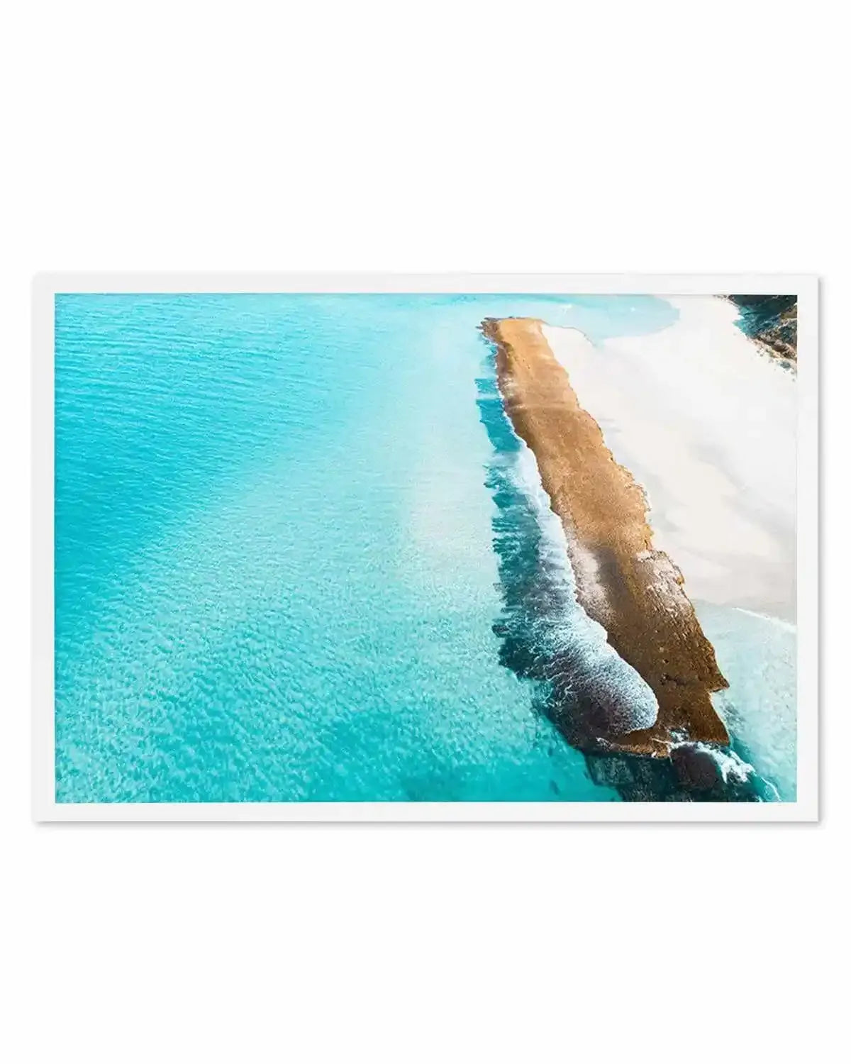 Golden Reef, Esperance | Aerial Photo Wall Art Print from Olive et Oriel where you can shop wallpaper and artworks online