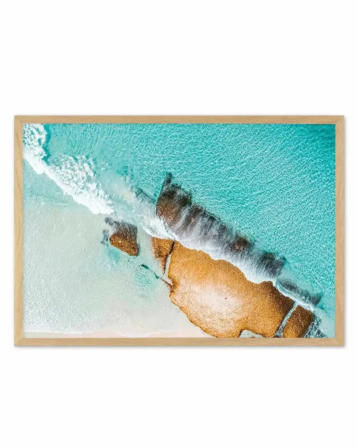 Golden Rough Esperance | Aerial Photo Wall Art Print from Olive et Oriel where you can shop wallpaper and artworks online