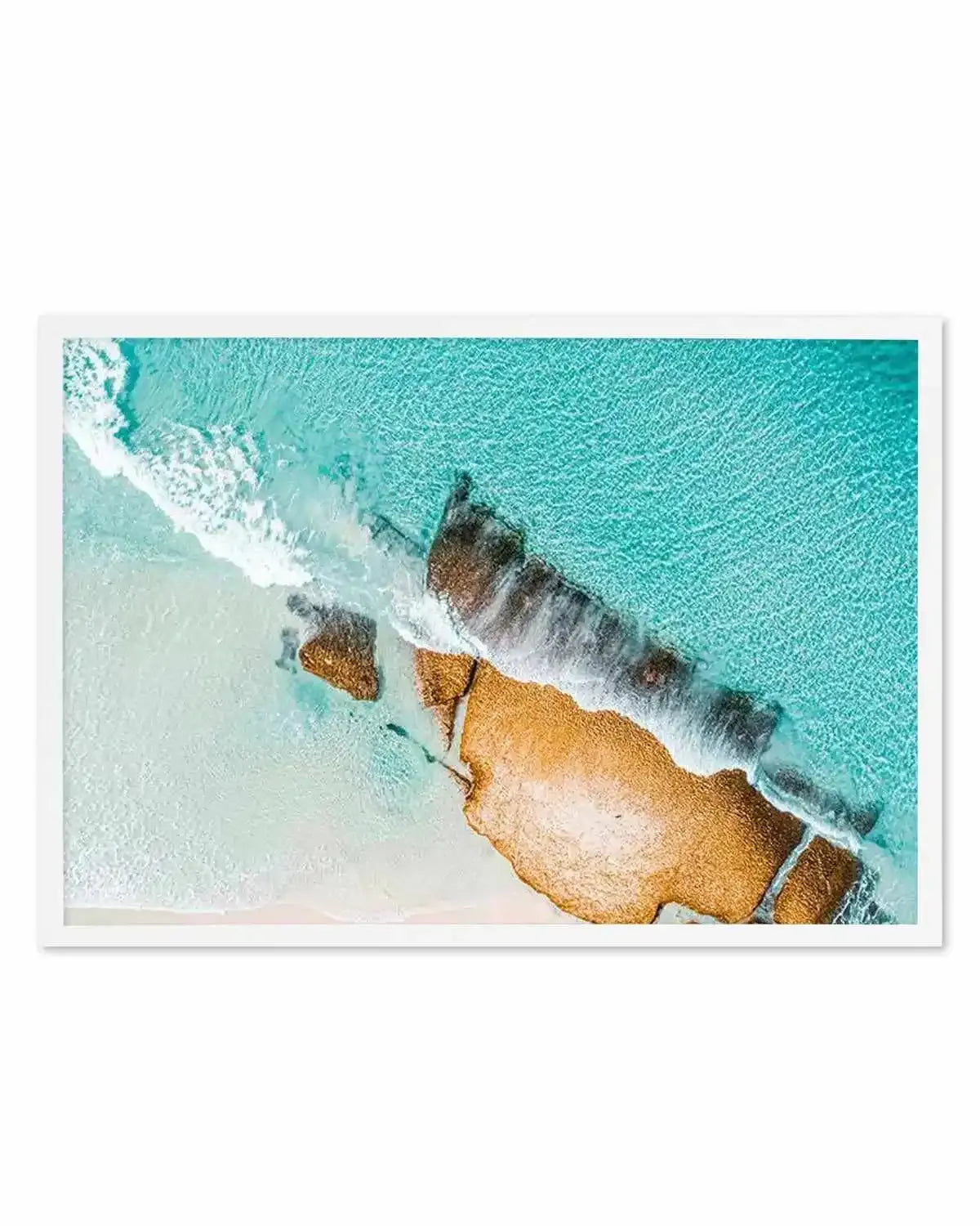 Golden Rough Esperance | Aerial Photo Wall Art Print from Olive et Oriel where you can shop wallpaper and artworks online