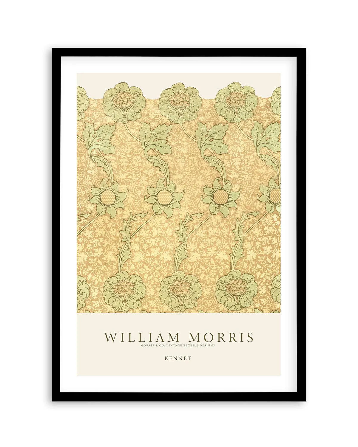 Golden Sage Kennet by William Morris Art Print from Olive et Oriel where you can shop wallpaper and artworks online