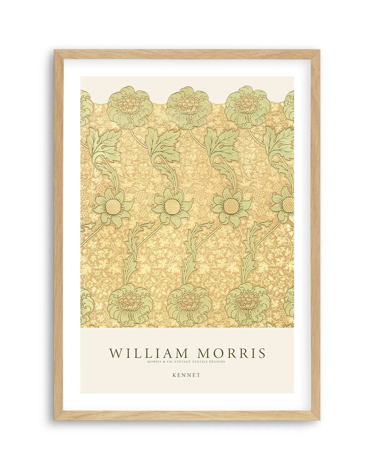 Golden Sage Kennet by William Morris Art Print from Olive et Oriel where you can shop wallpaper and artworks online