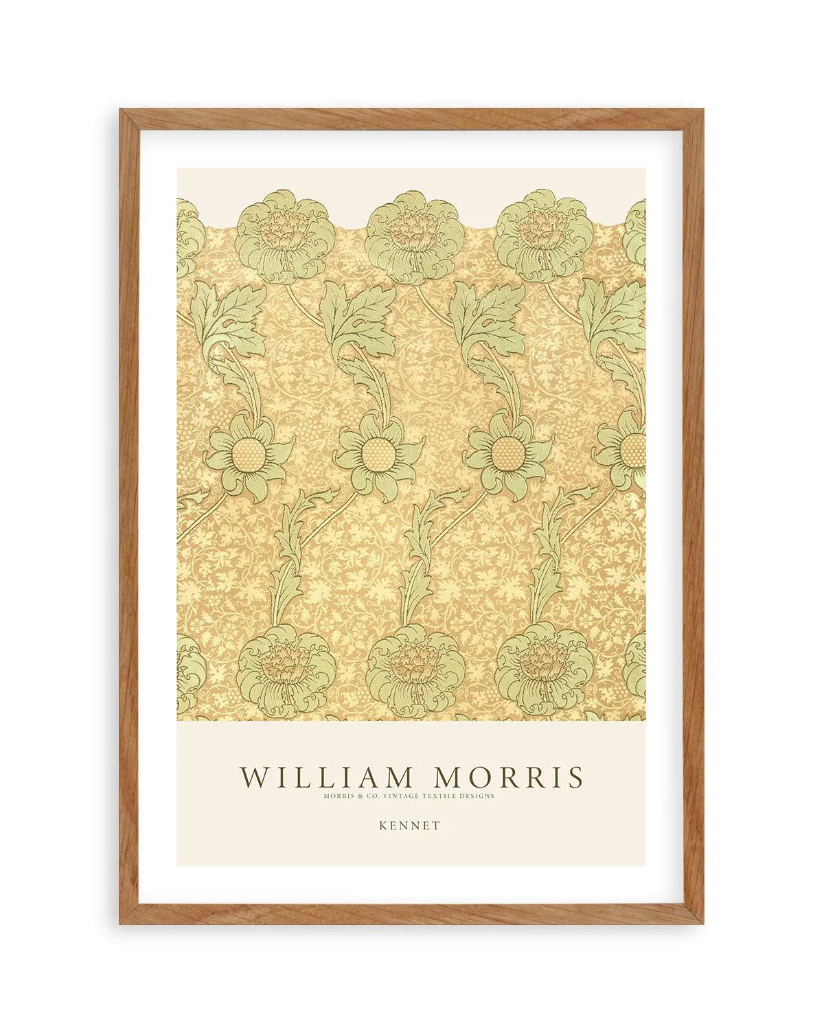 Golden Sage Kennet by William Morris Art Print from Olive et Oriel where you can shop wallpaper and artworks online
