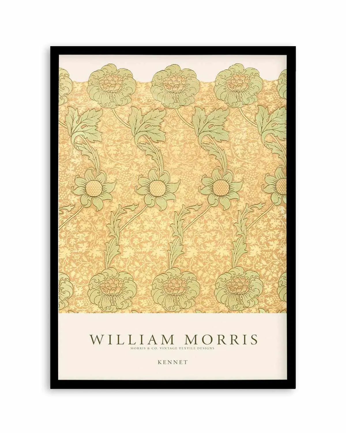 Golden Sage Kennet by William Morris Art Print from Olive et Oriel where you can shop wallpaper and artworks online
