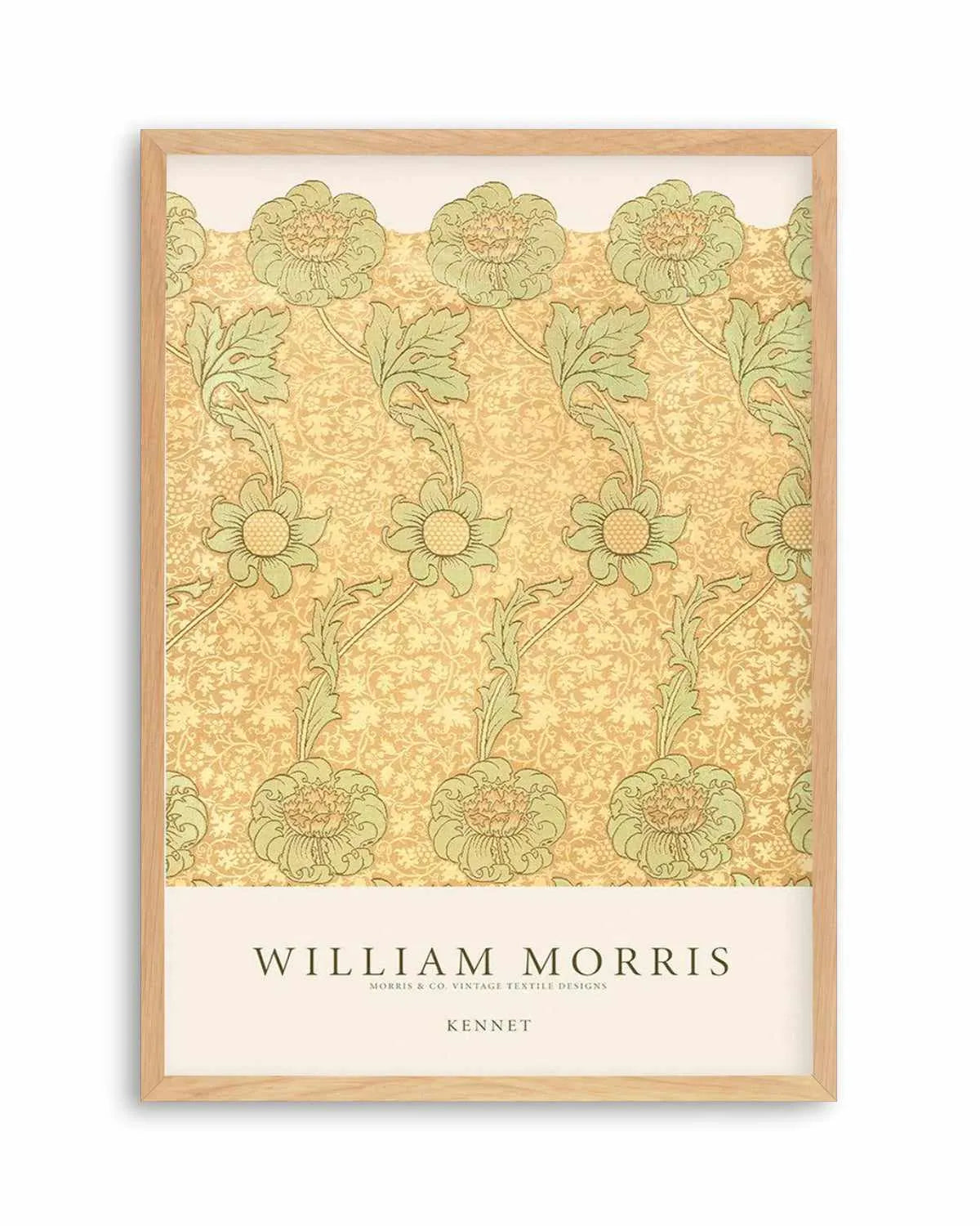 Golden Sage Kennet by William Morris Art Print from Olive et Oriel where you can shop wallpaper and artworks online