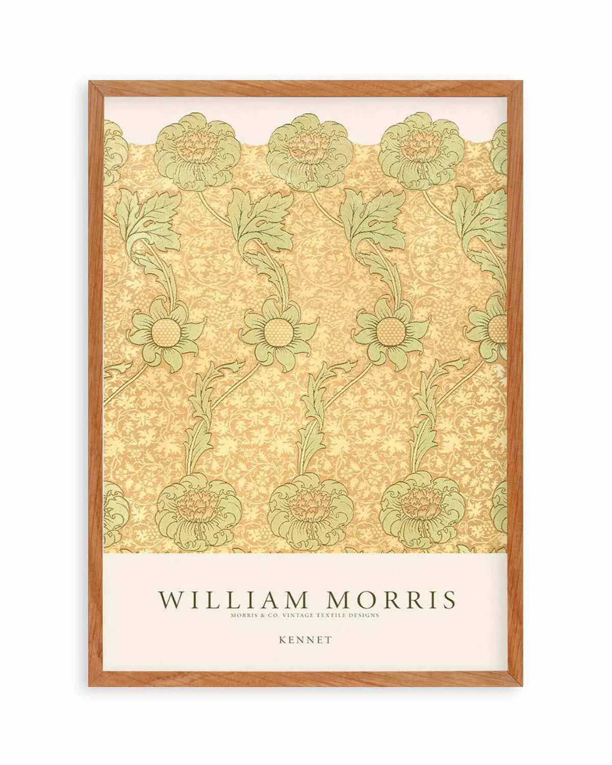 Golden Sage Kennet by William Morris Art Print from Olive et Oriel where you can shop wallpaper and artworks online
