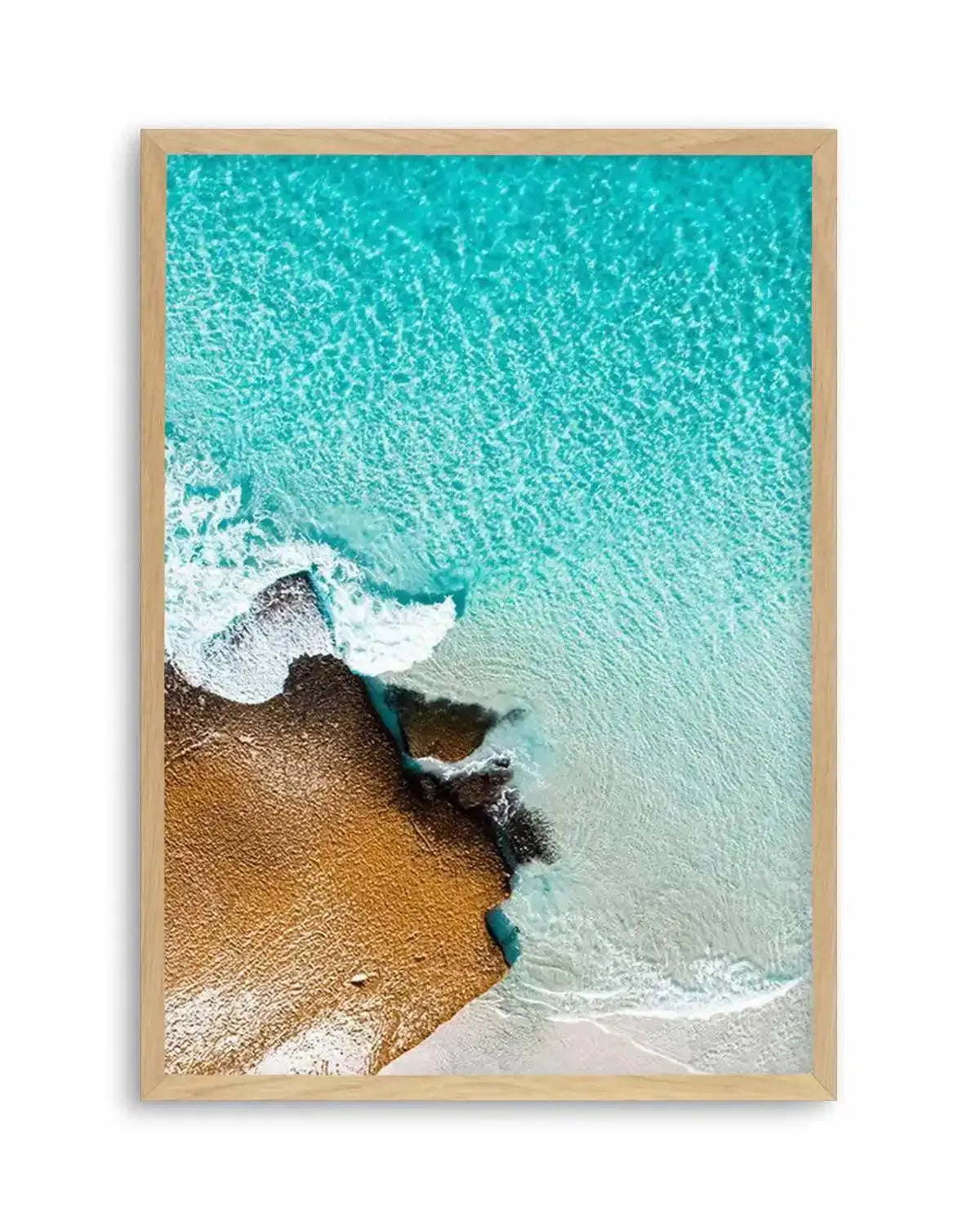 Golden Slice Wests Beach | Aerial Photo Wall Art Print from Olive et Oriel where you can shop wallpaper and artworks online