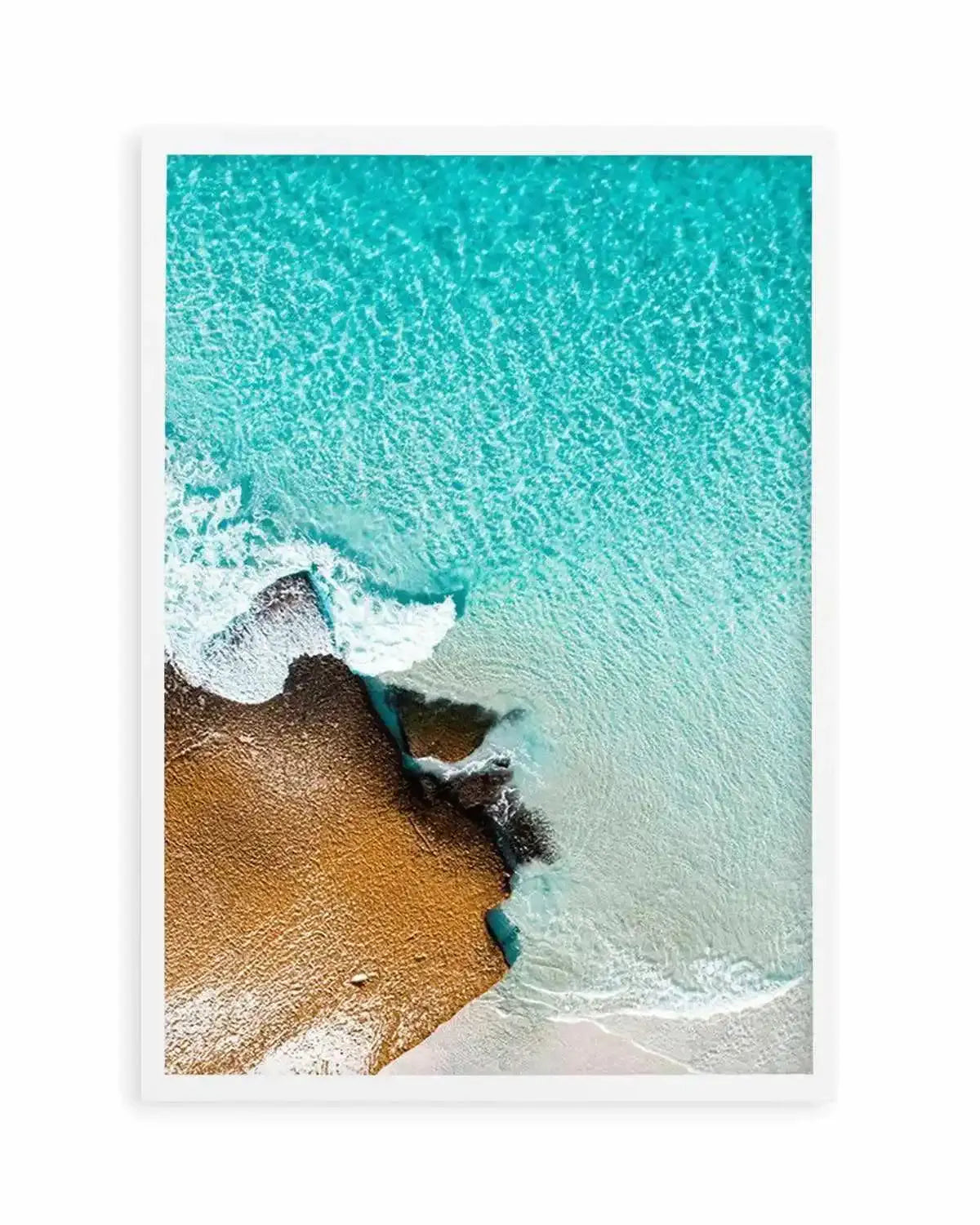 Golden Slice Wests Beach | Aerial Photo Wall Art Print from Olive et Oriel where you can shop wallpaper and artworks online