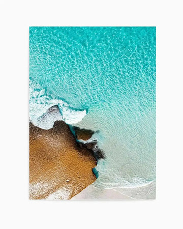 Golden Slice Wests Beach | Aerial Photo Wall Art Print from Olive et Oriel where you can shop wallpaper and artworks online
