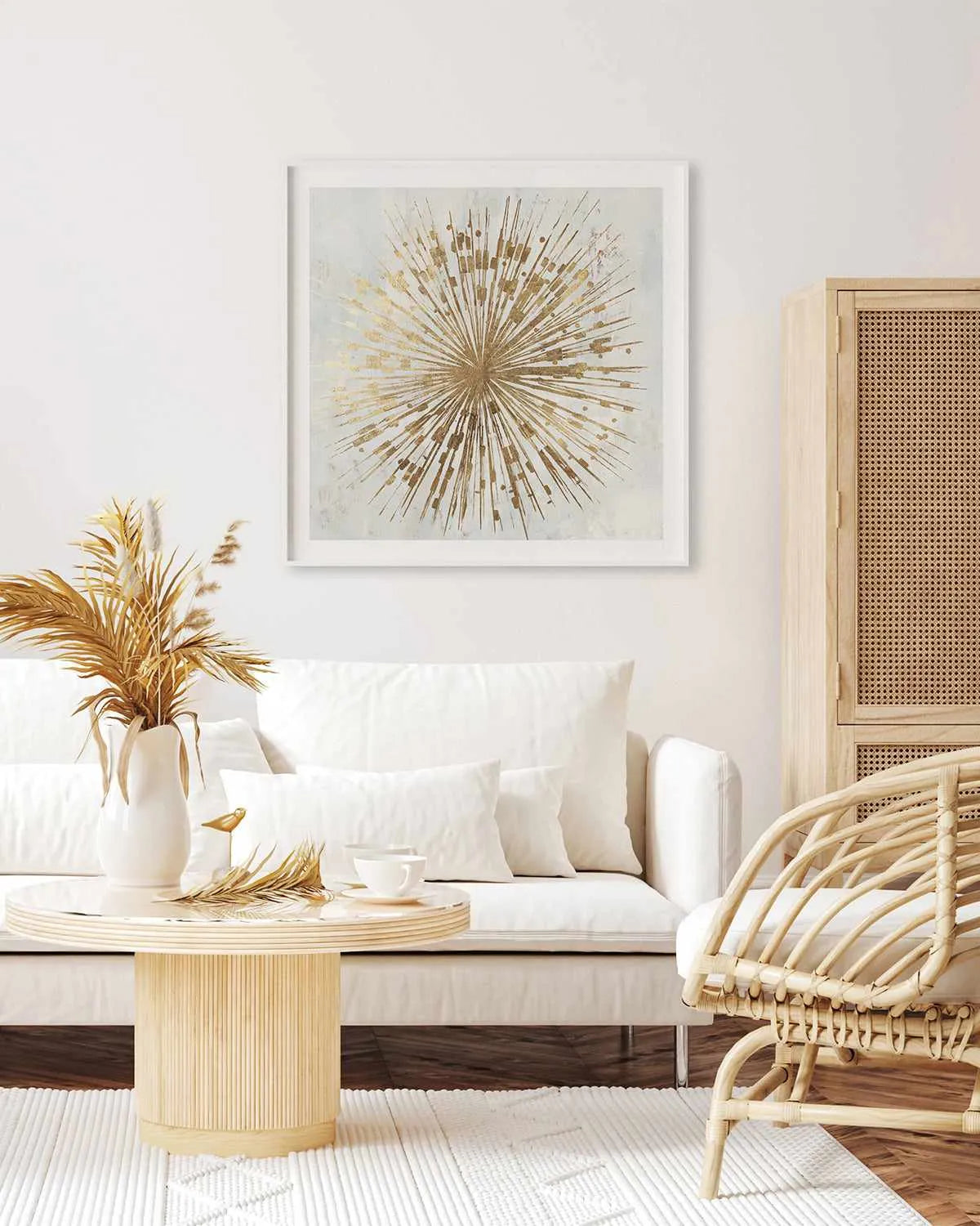 Golden Star Art Print from Olive et Oriel where you can shop wallpaper and artworks online