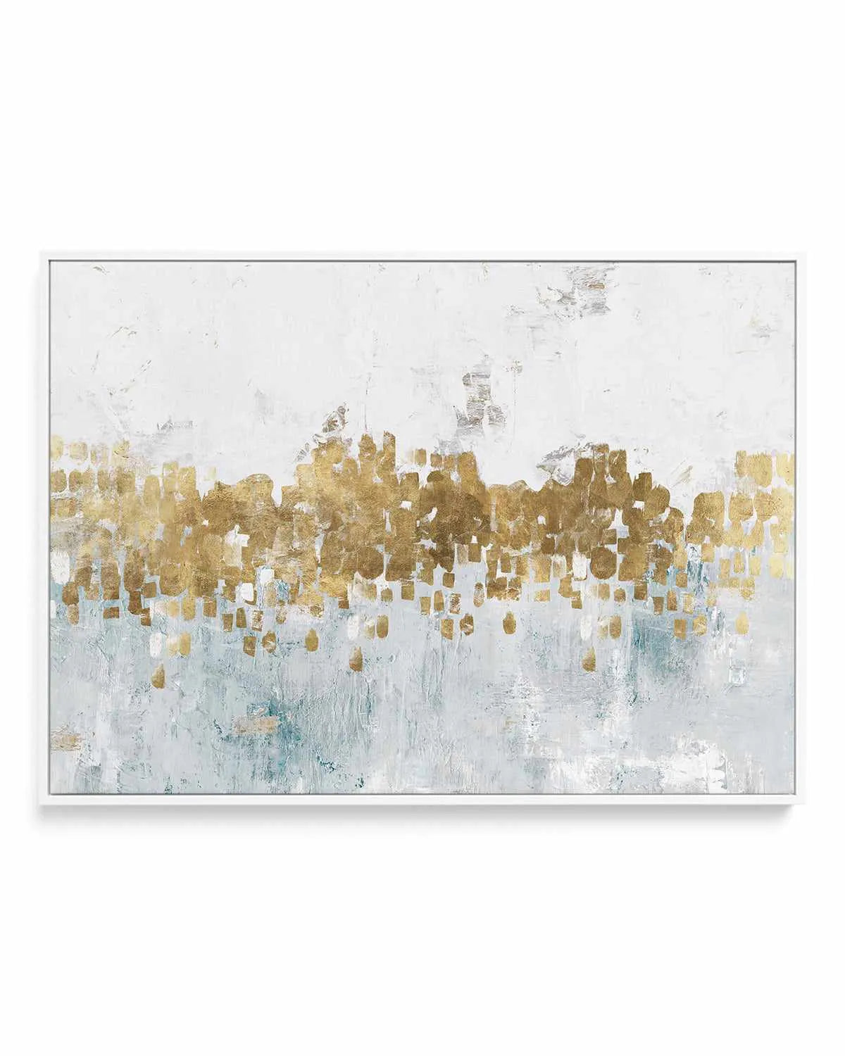 Golden Starlight | Framed Canvas Art Print from Olive et Oriel where you can shop wallpaper and artworks online