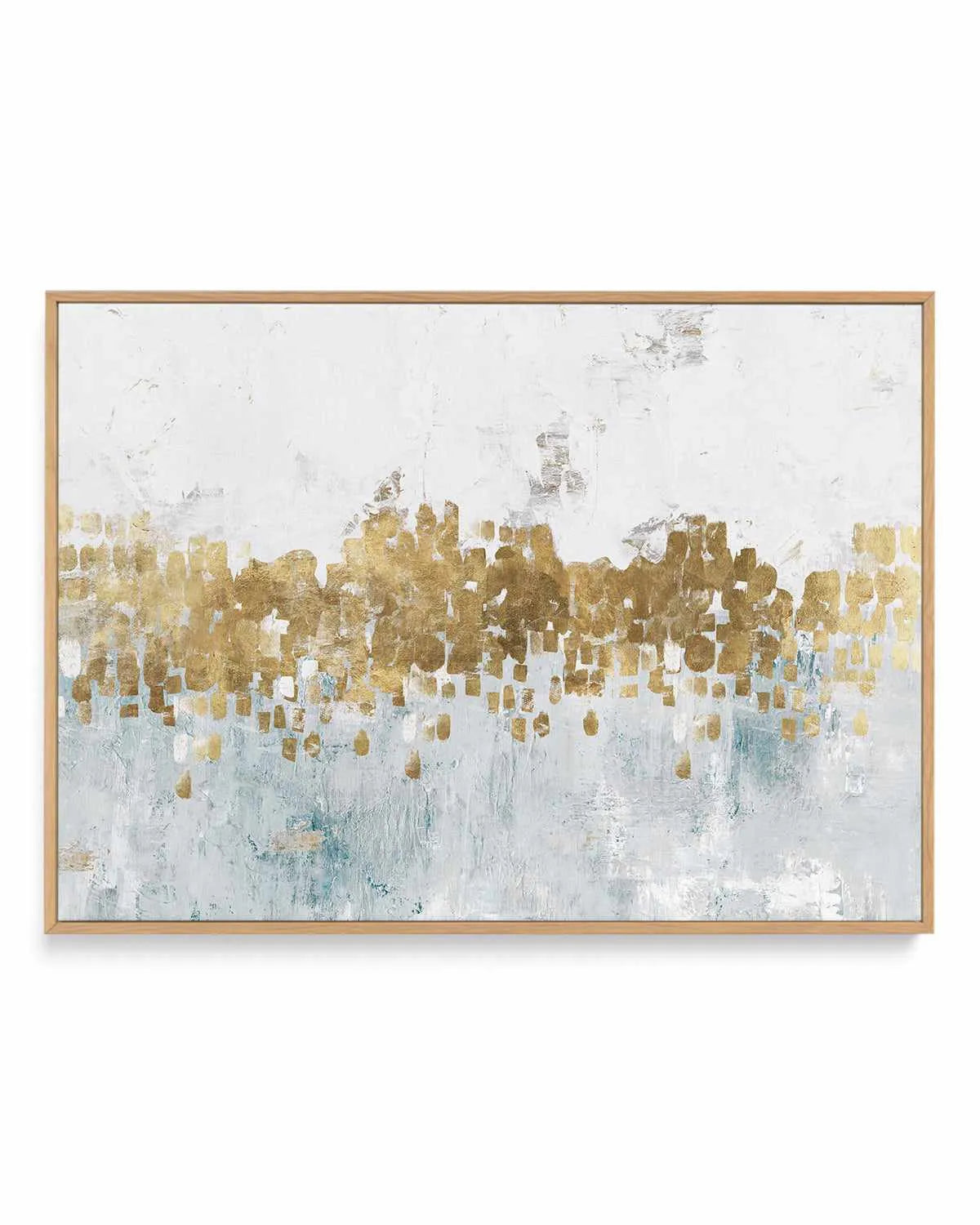 Golden Starlight | Framed Canvas Art Print from Olive et Oriel where you can shop wallpaper and artworks online