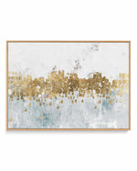 Golden Starlight | Framed Canvas Art Print