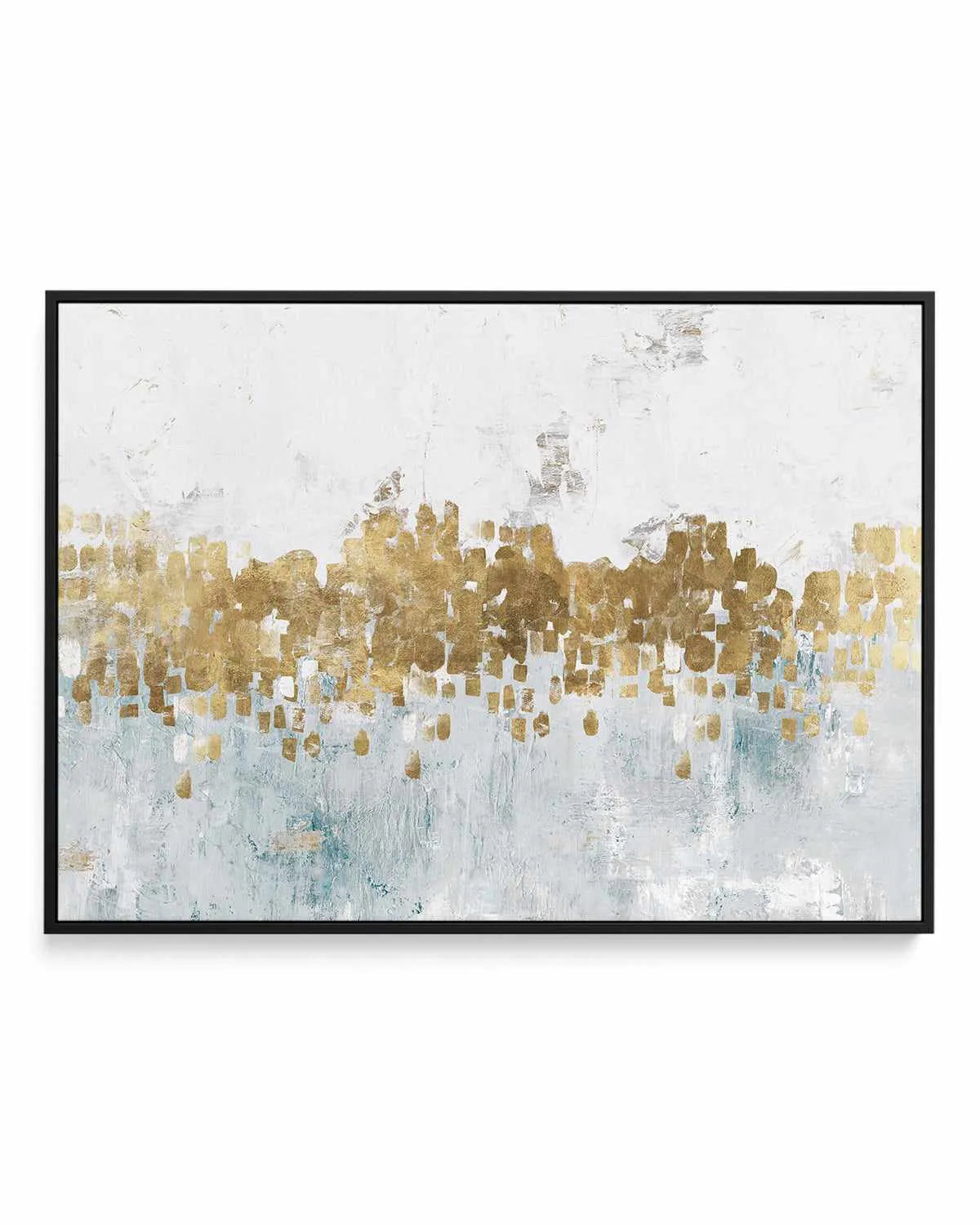 Golden Starlight | Framed Canvas Art Print from Olive et Oriel where you can shop wallpaper and artworks online