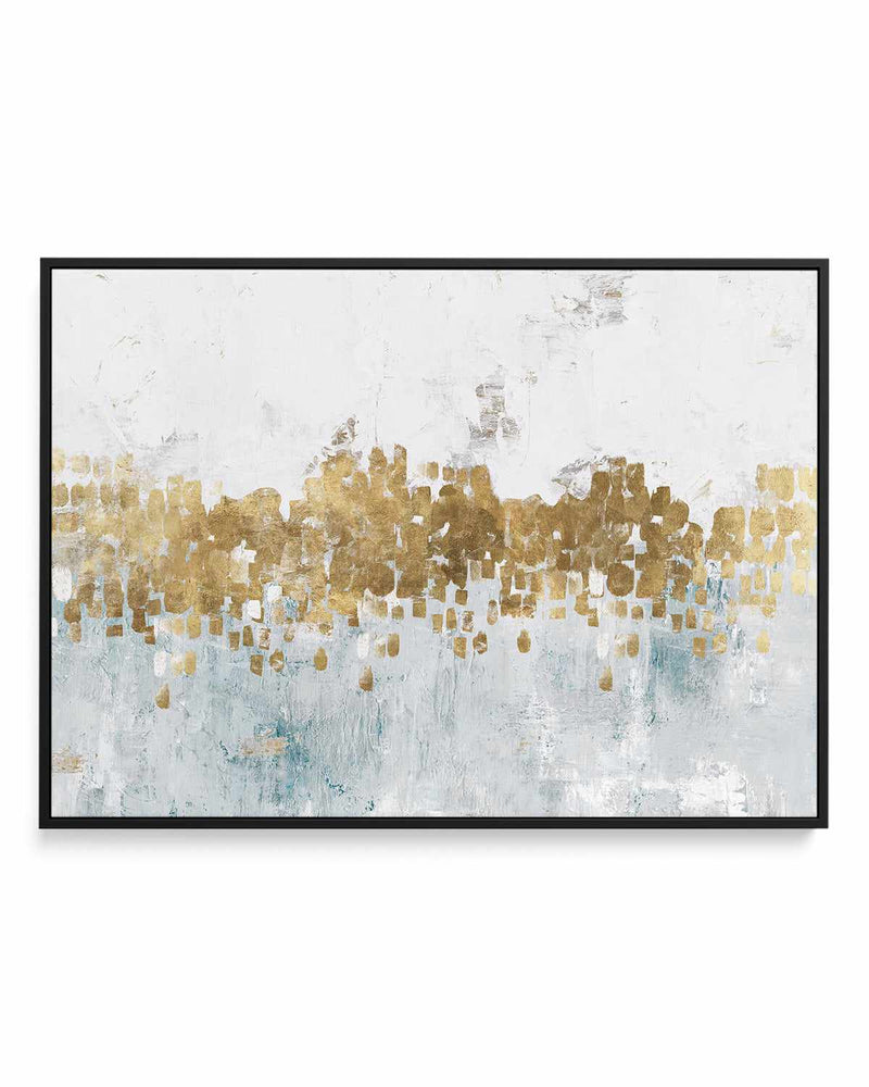 Golden Starlight | Framed Canvas Art Print