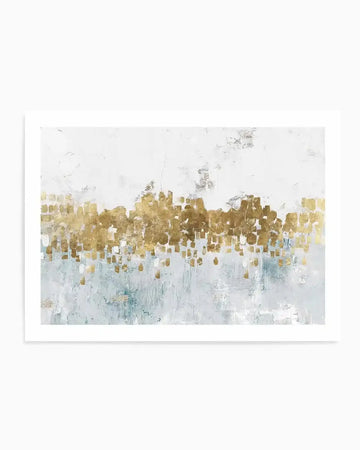Golden Starlight Art Print from Olive et Oriel where you can shop wallpaper and artworks online