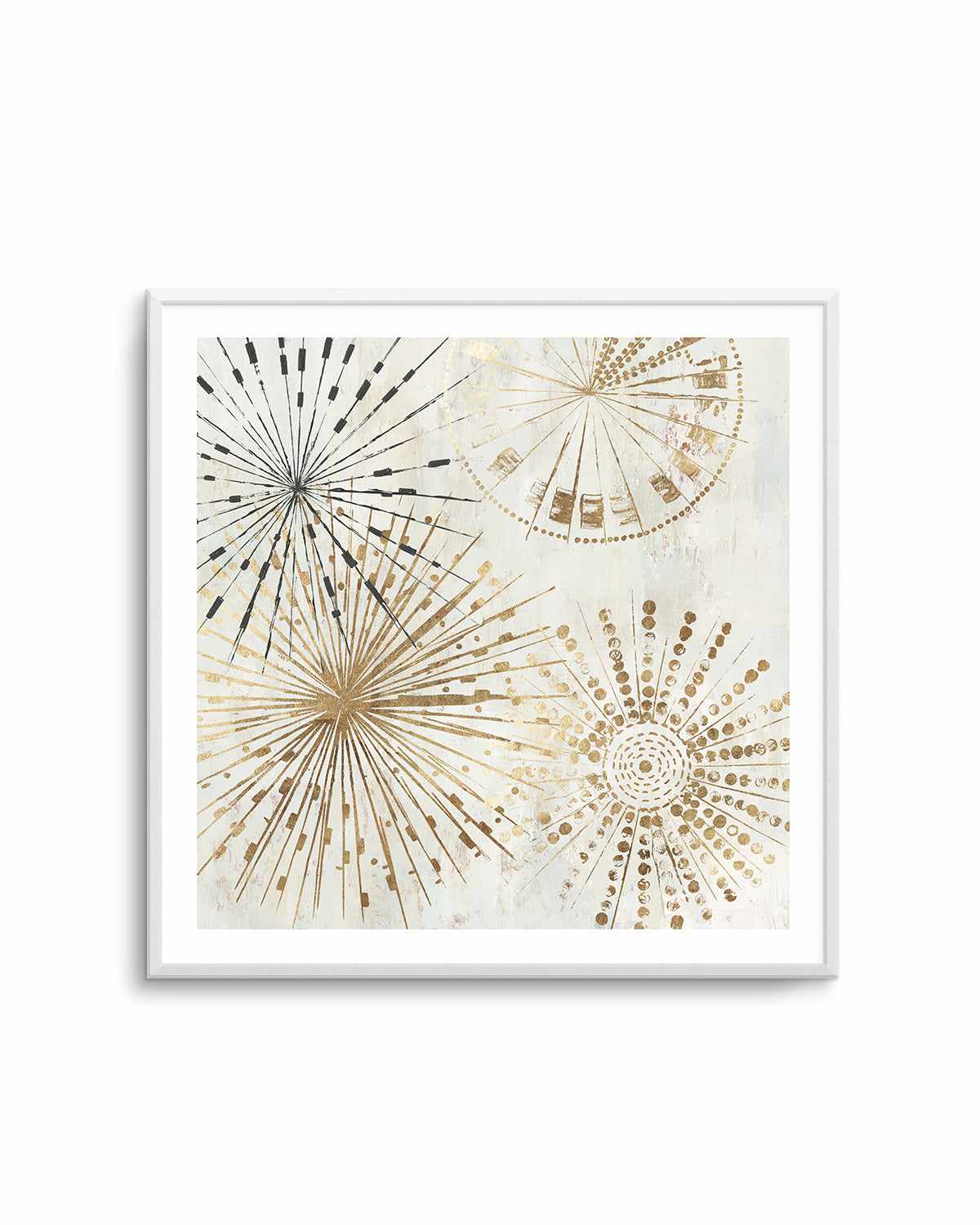 Golden Stars II Art Print