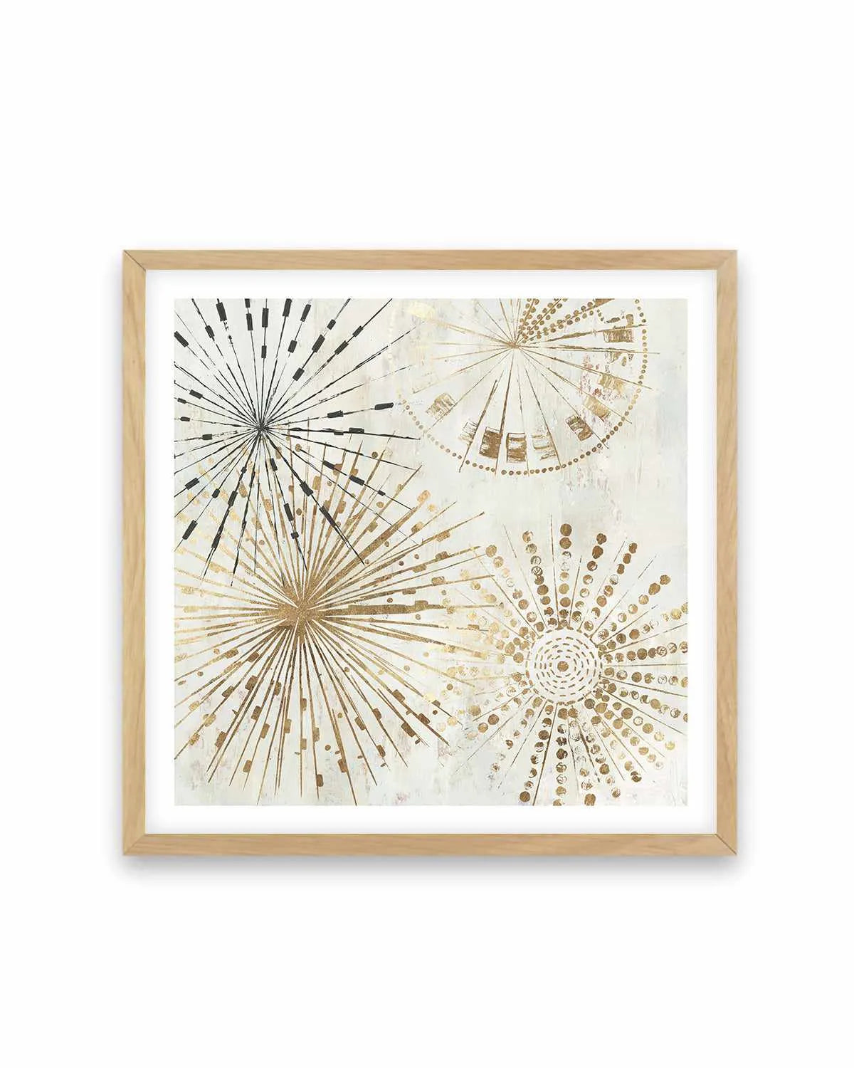 Golden Stars II Art Print from Olive et Oriel where you can shop wallpaper and artworks online