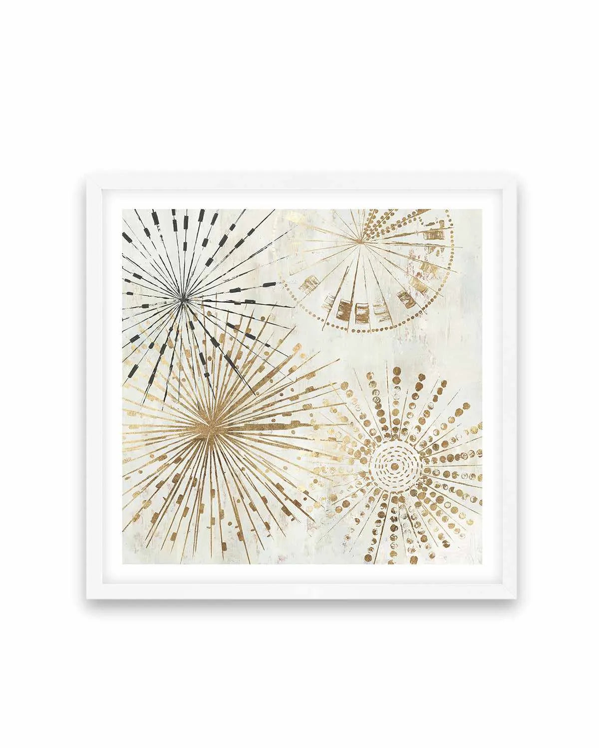 Golden Stars II Art Print from Olive et Oriel where you can shop wallpaper and artworks online