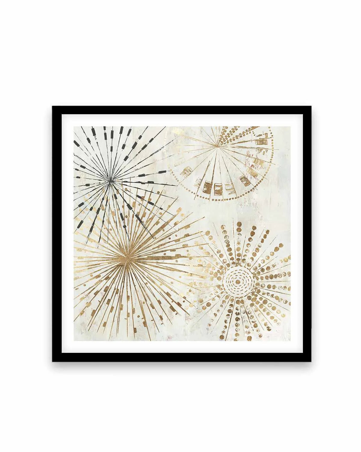 Golden Stars II Art Print from Olive et Oriel where you can shop wallpaper and artworks online