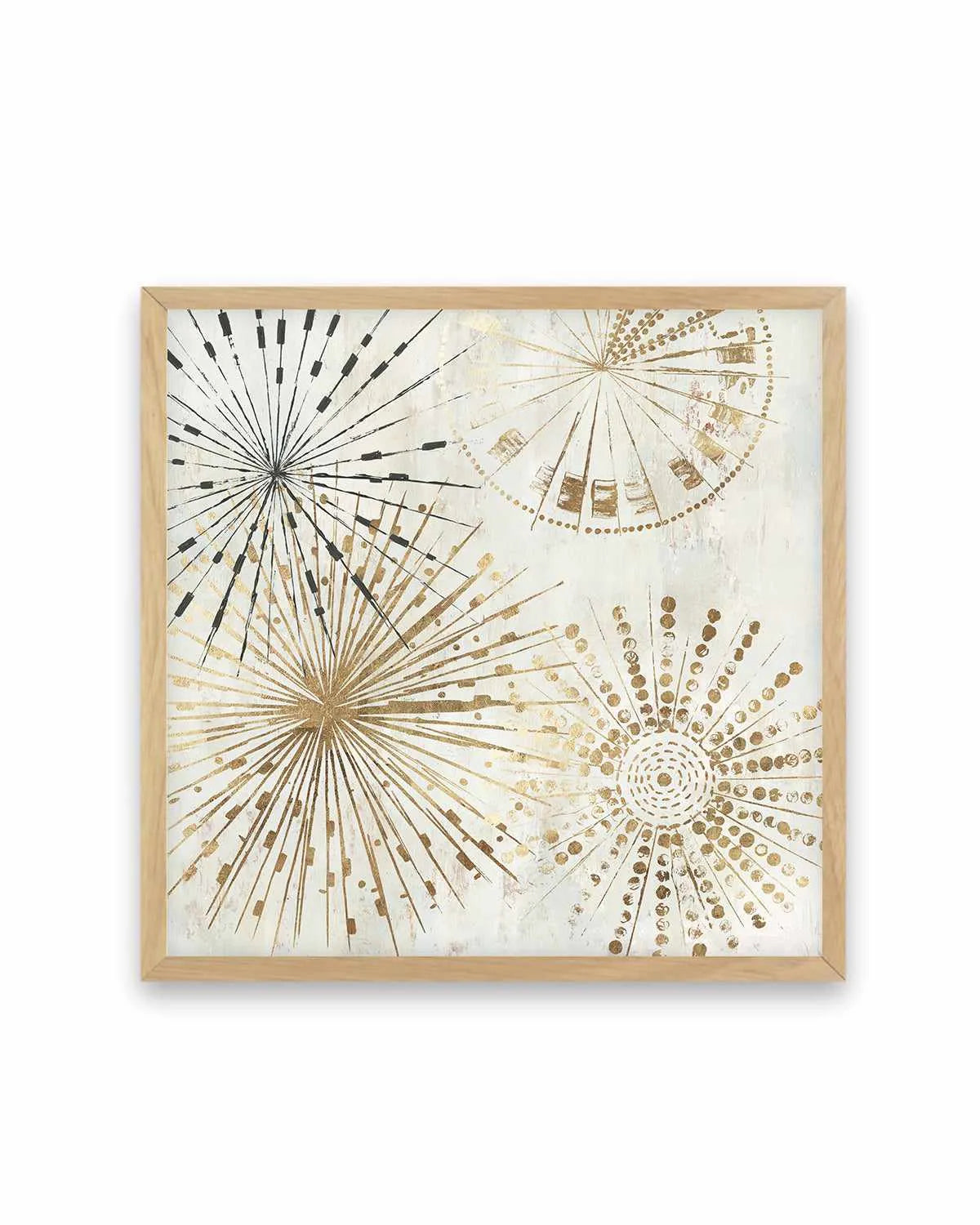 Golden Stars II Art Print from Olive et Oriel where you can shop wallpaper and artworks online