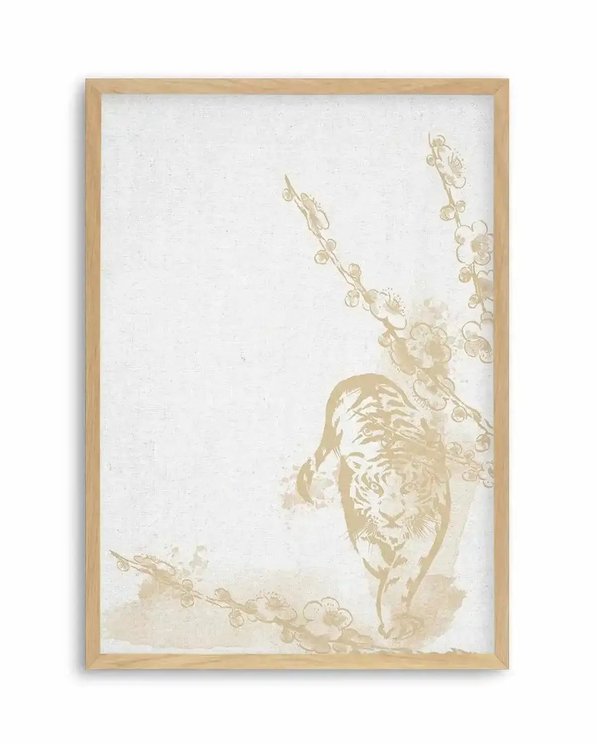 Golden Tiger I Art Print from Olive et Oriel where you can shop wallpaper and artworks online