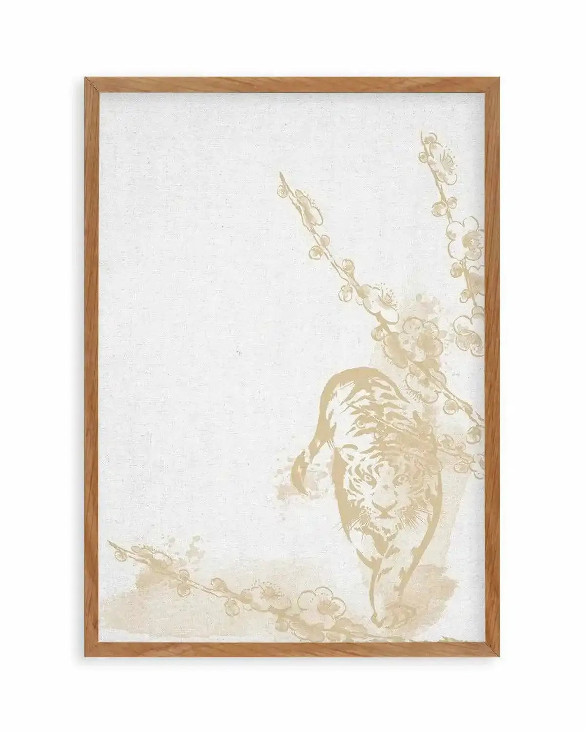 Golden Tiger I Art Print from Olive et Oriel where you can shop wallpaper and artworks online