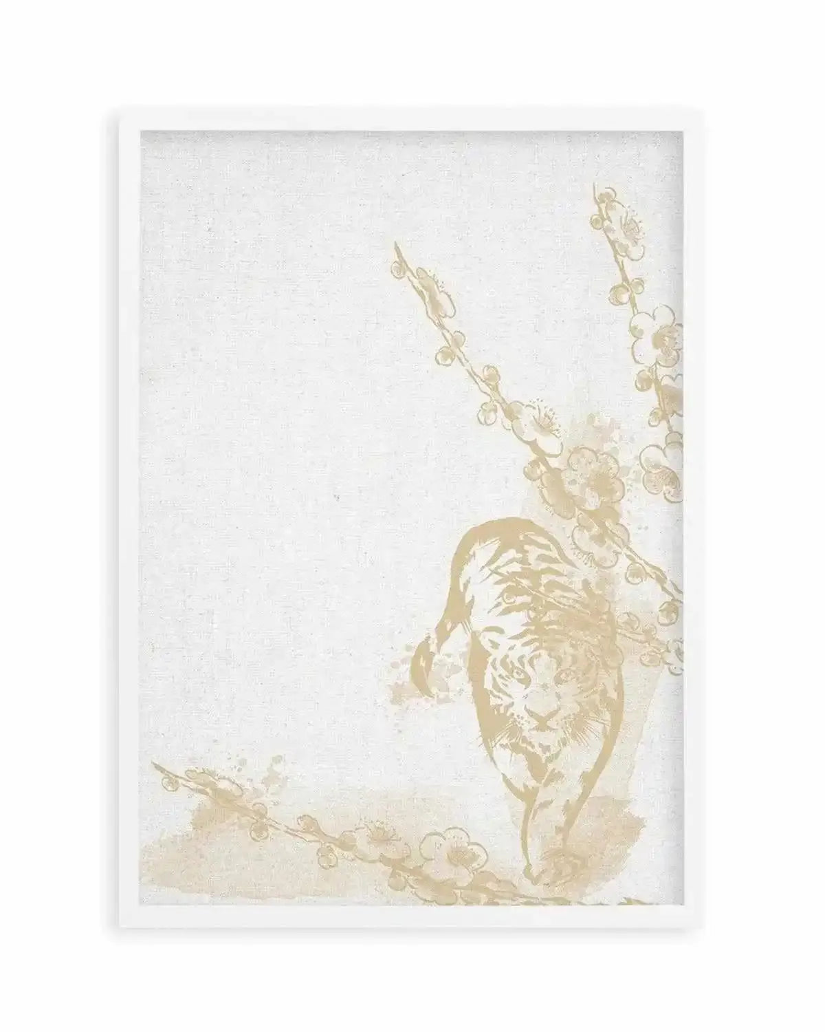 Golden Tiger I Art Print from Olive et Oriel where you can shop wallpaper and artworks online