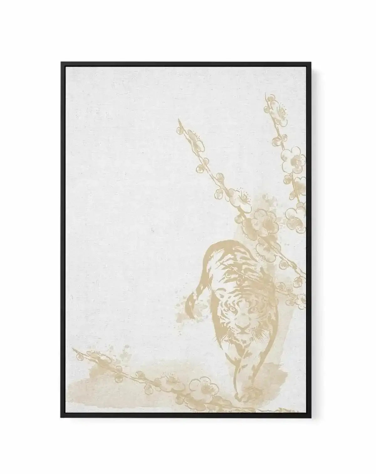 Golden Tiger I | Framed Canvas Art Print from Olive et Oriel where you can shop wallpaper and artworks online