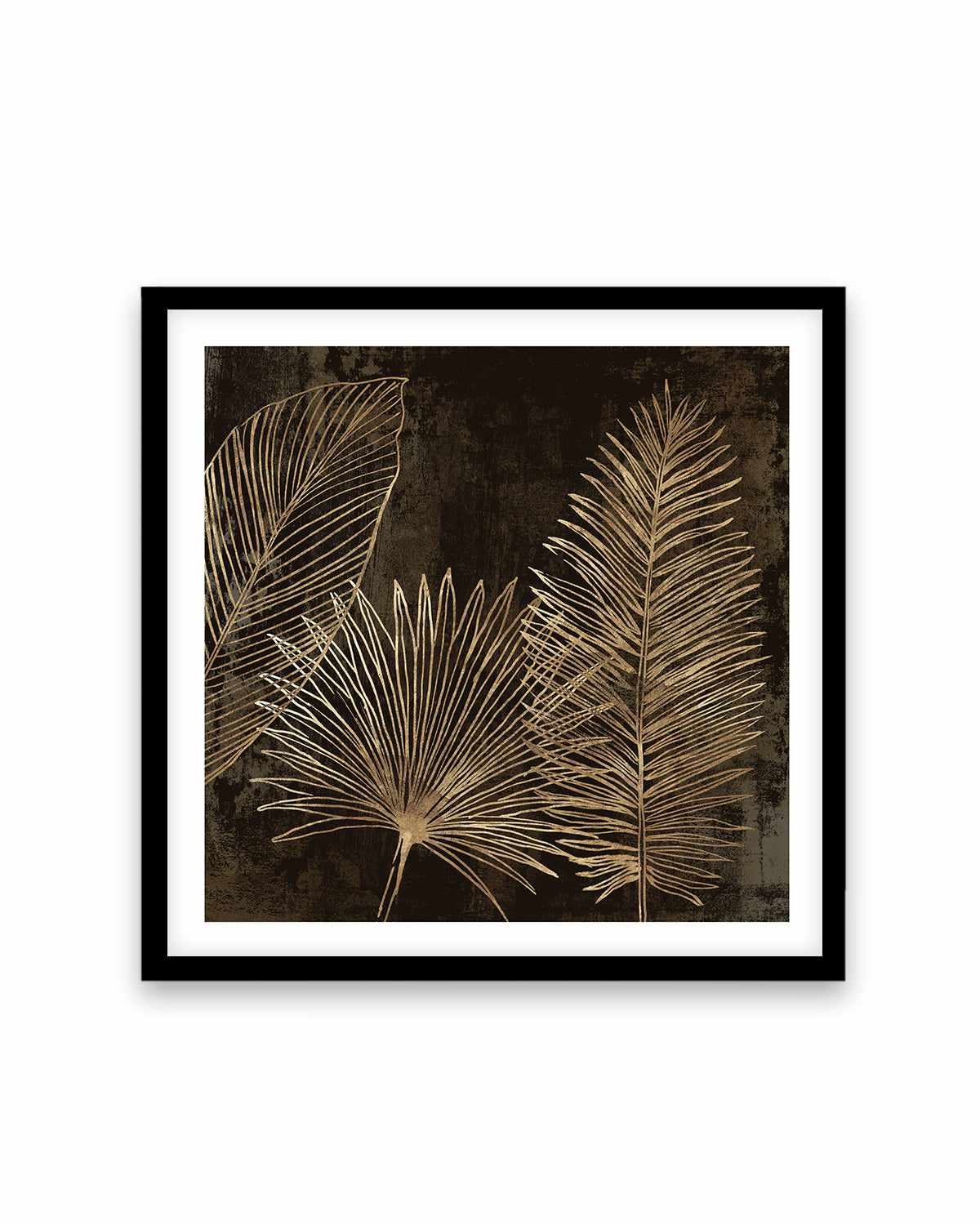 Golden Tropics I Art Print