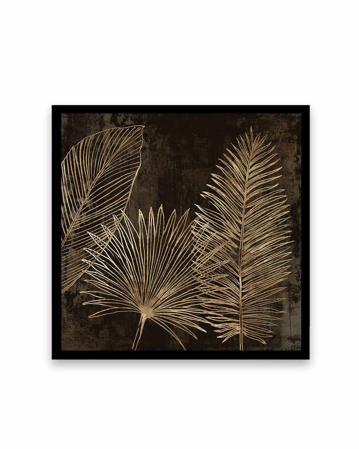 Golden Tropics I Art Print