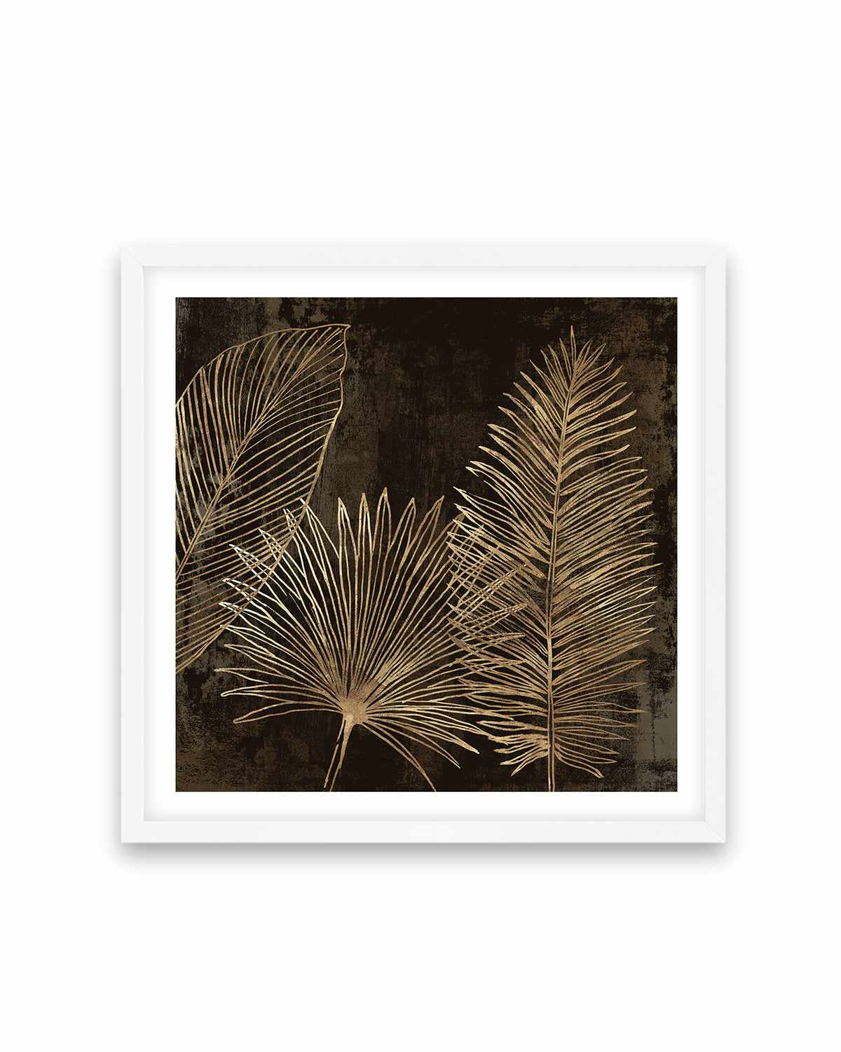 Golden Tropics I Art Print