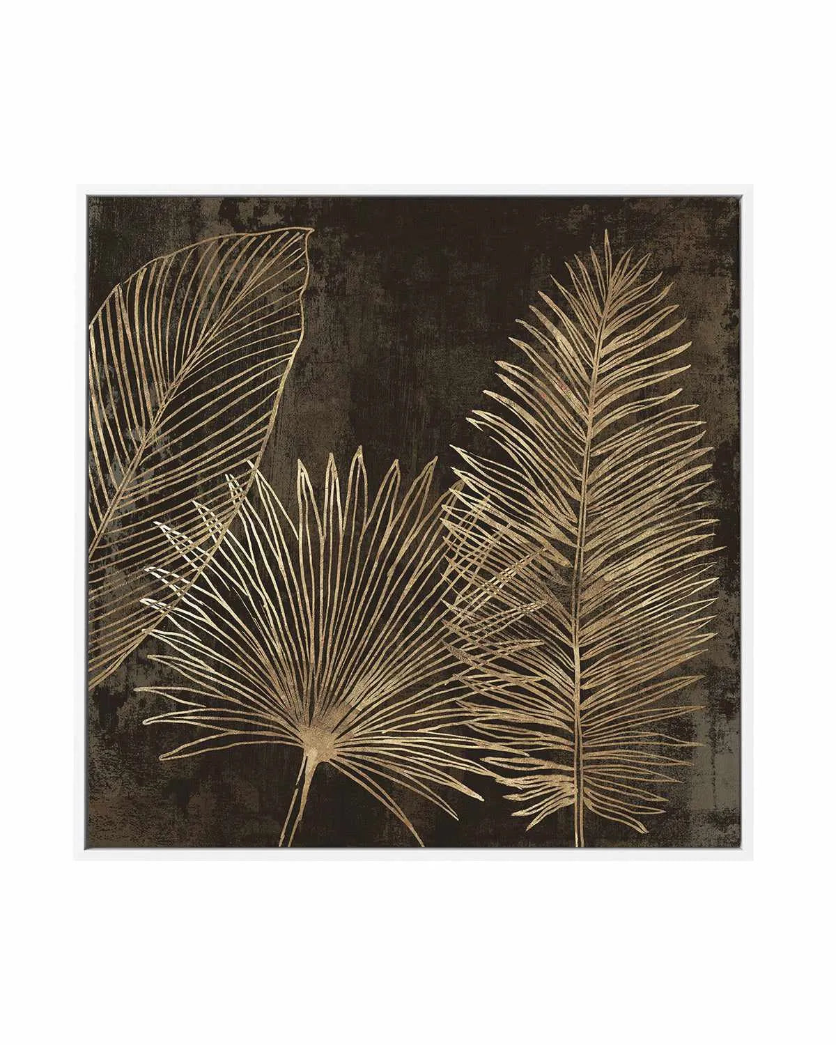 Golden Tropics I | Framed Canvas Art Print from Olive et Oriel where you can shop wallpaper and artworks online