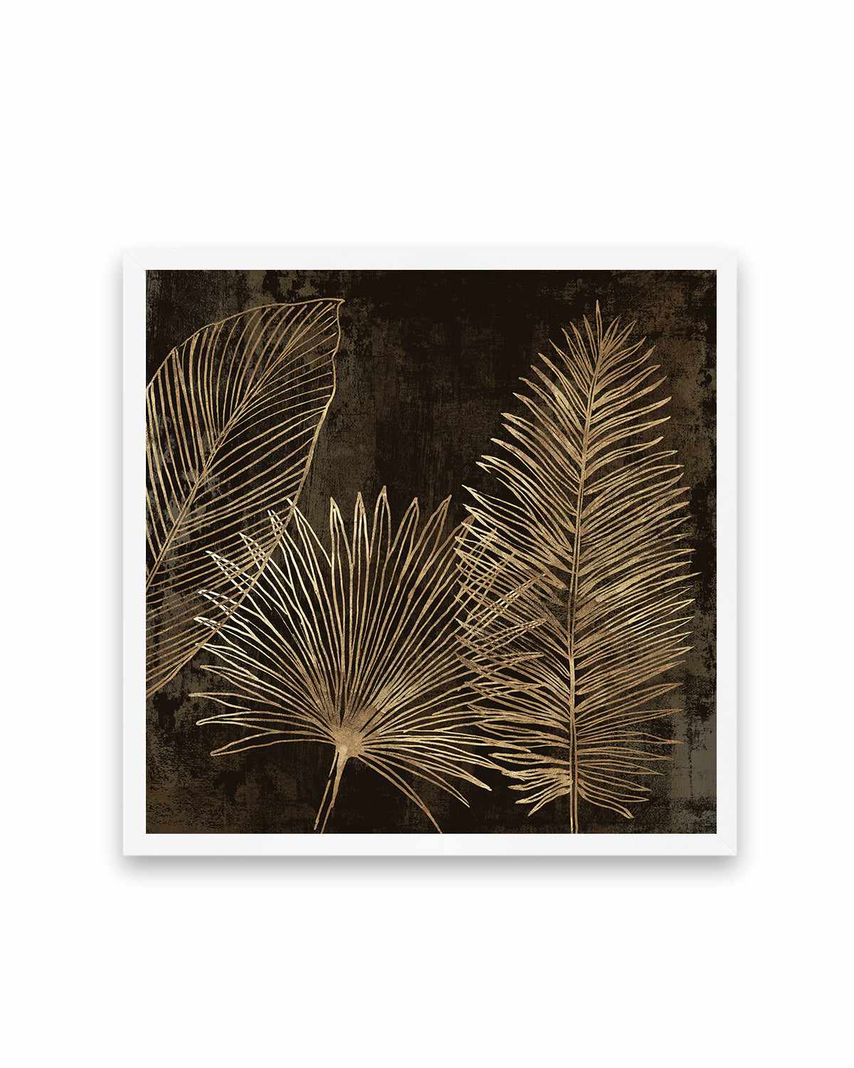 Golden Tropics I Art Print