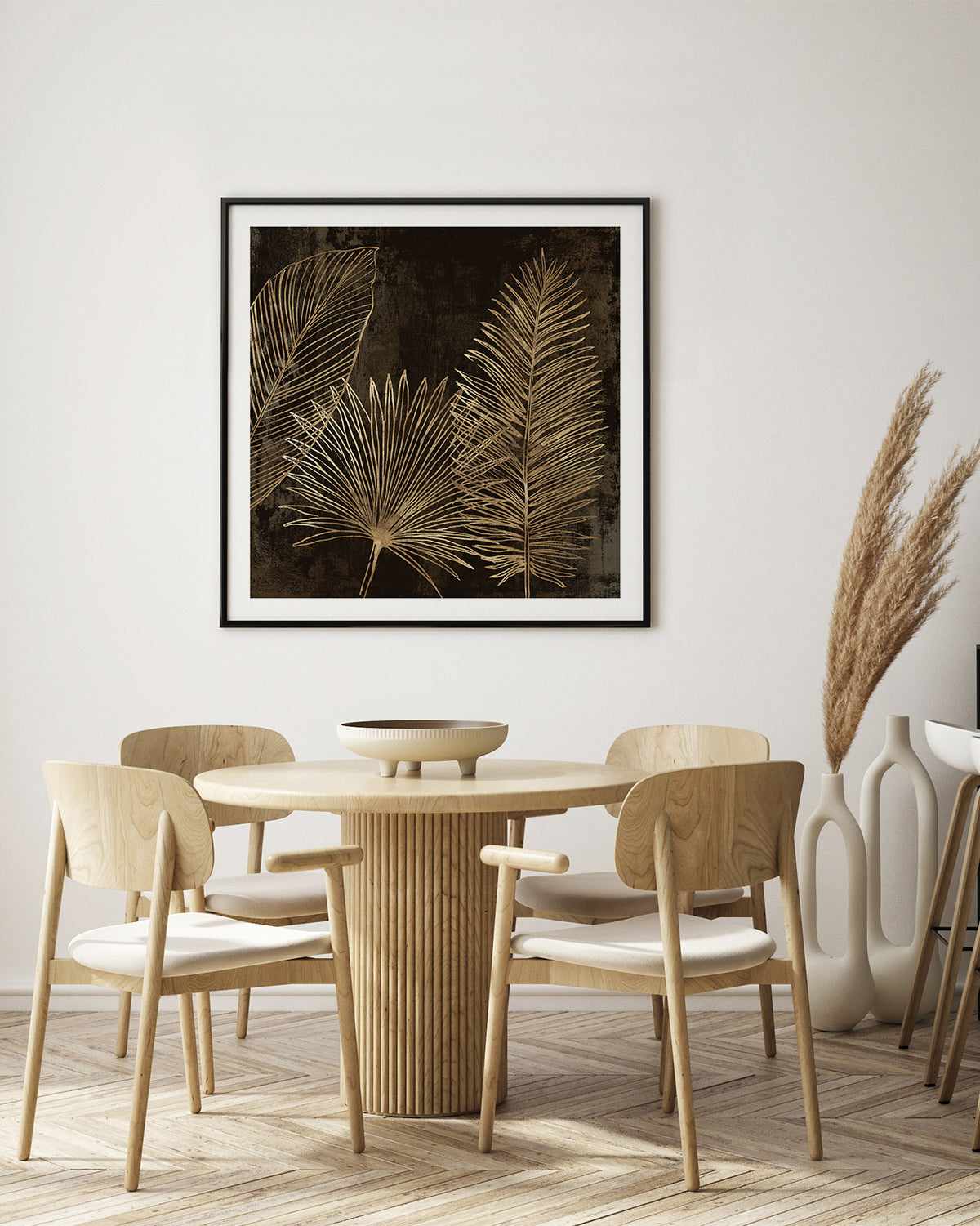 Golden Tropics I Art Print