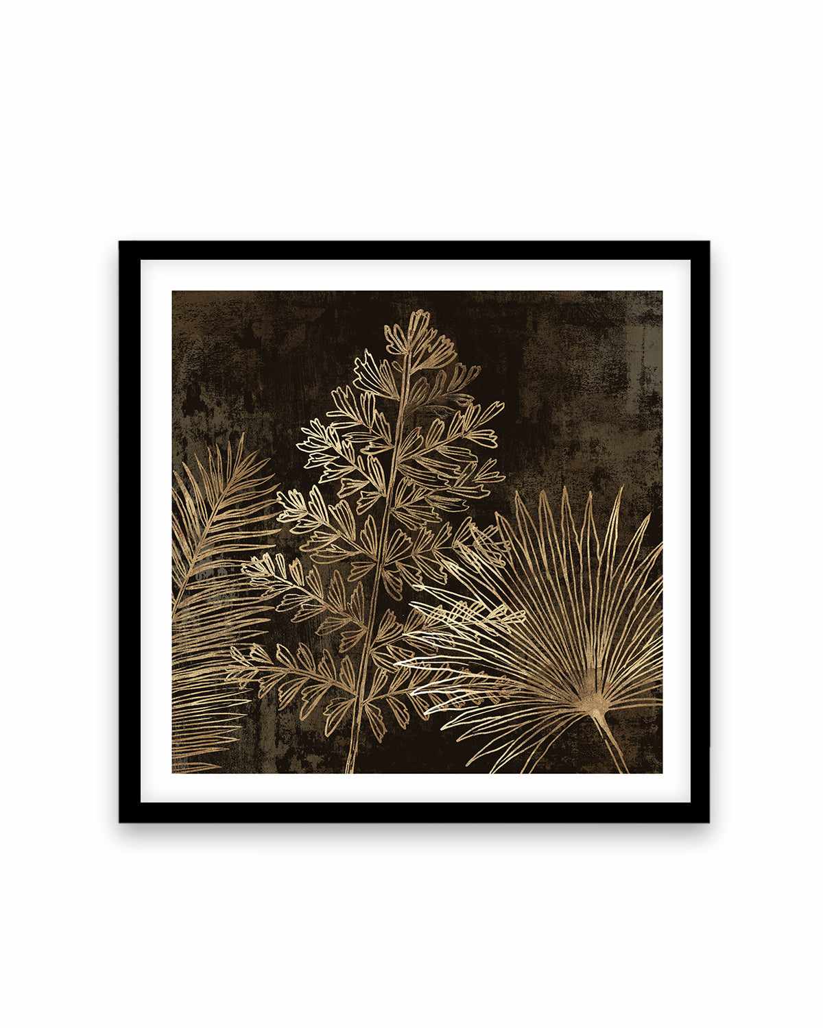 Golden Tropics II Art Print