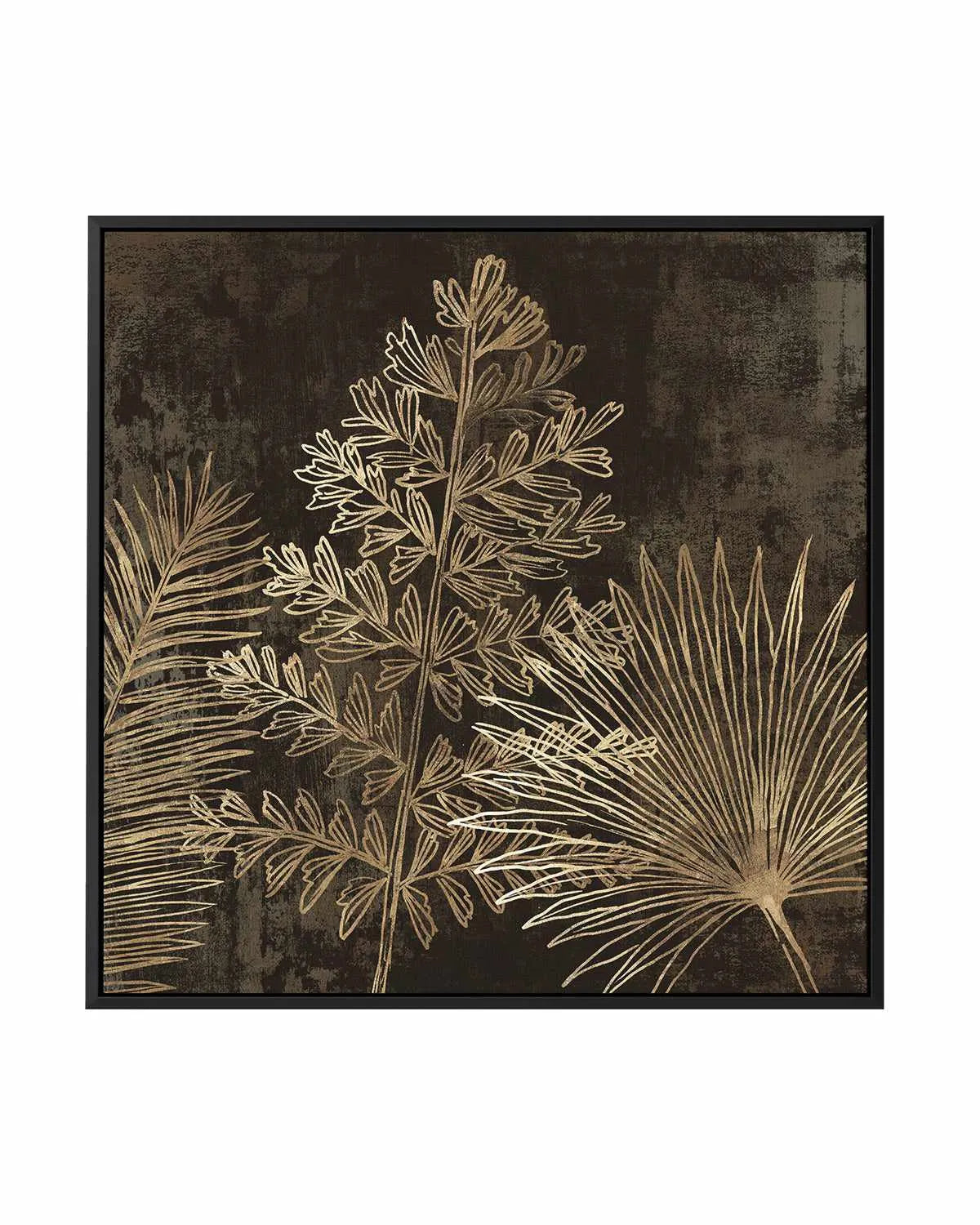 Golden Tropics II | Framed Canvas Art Print from Olive et Oriel where you can shop wallpaper and artworks online