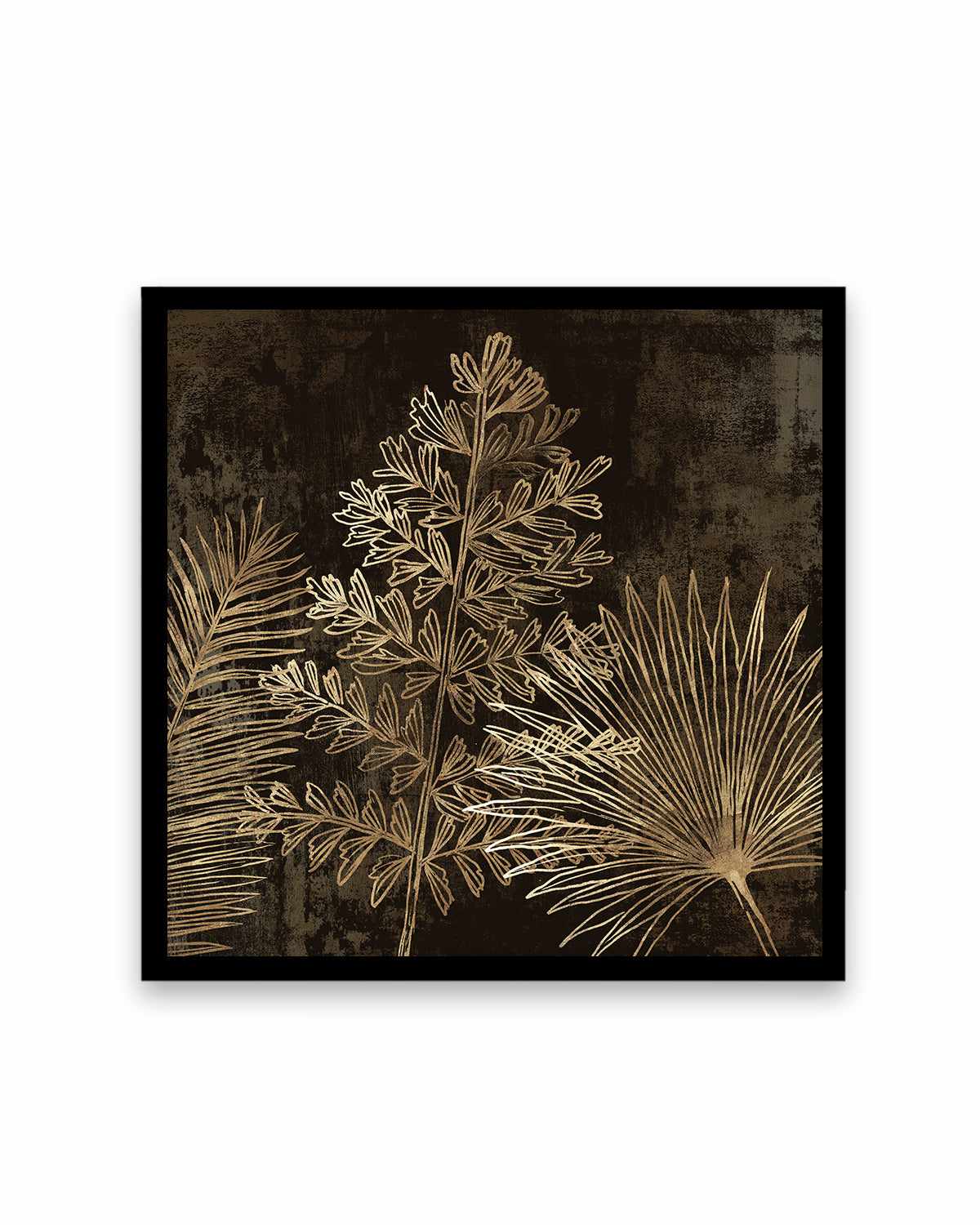 Golden Tropics II Art Print