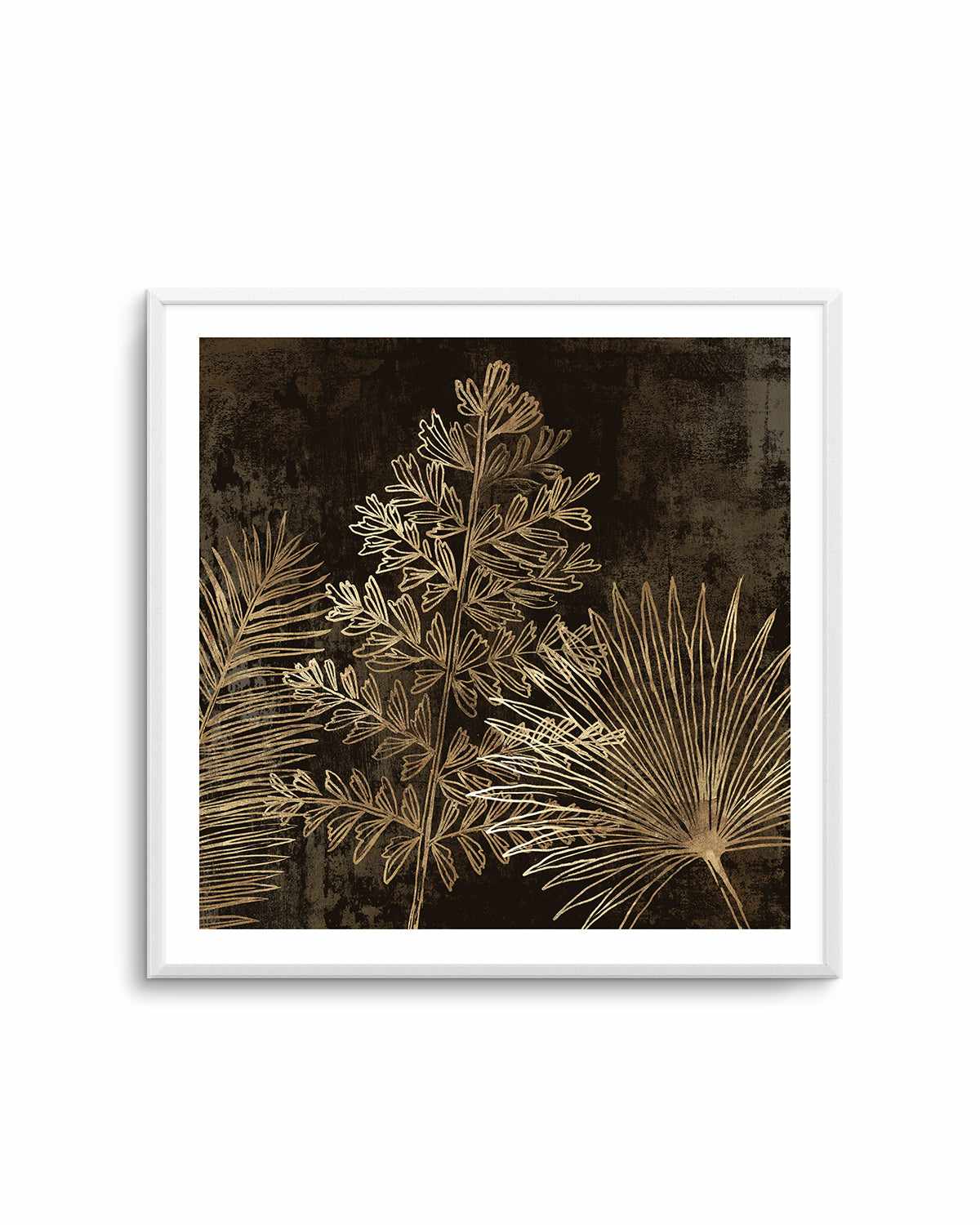 Golden Tropics II Art Print