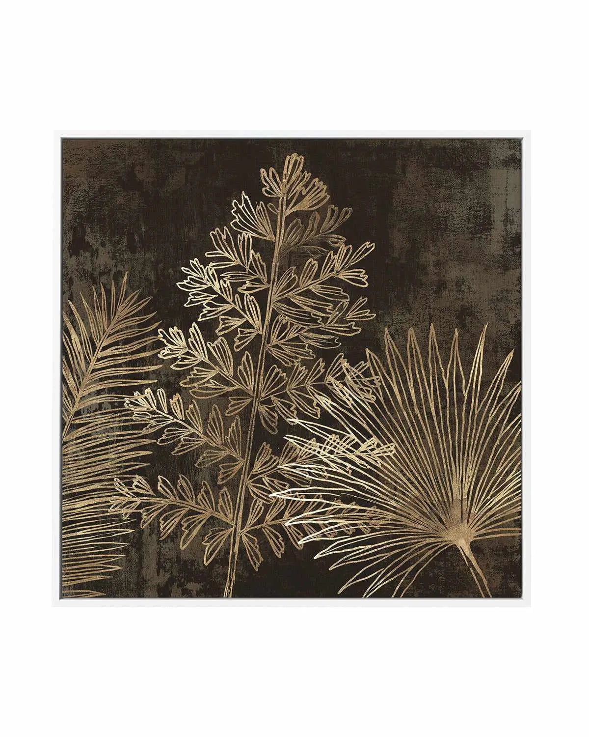 Golden Tropics II | Framed Canvas Art Print from Olive et Oriel where you can shop wallpaper and artworks online